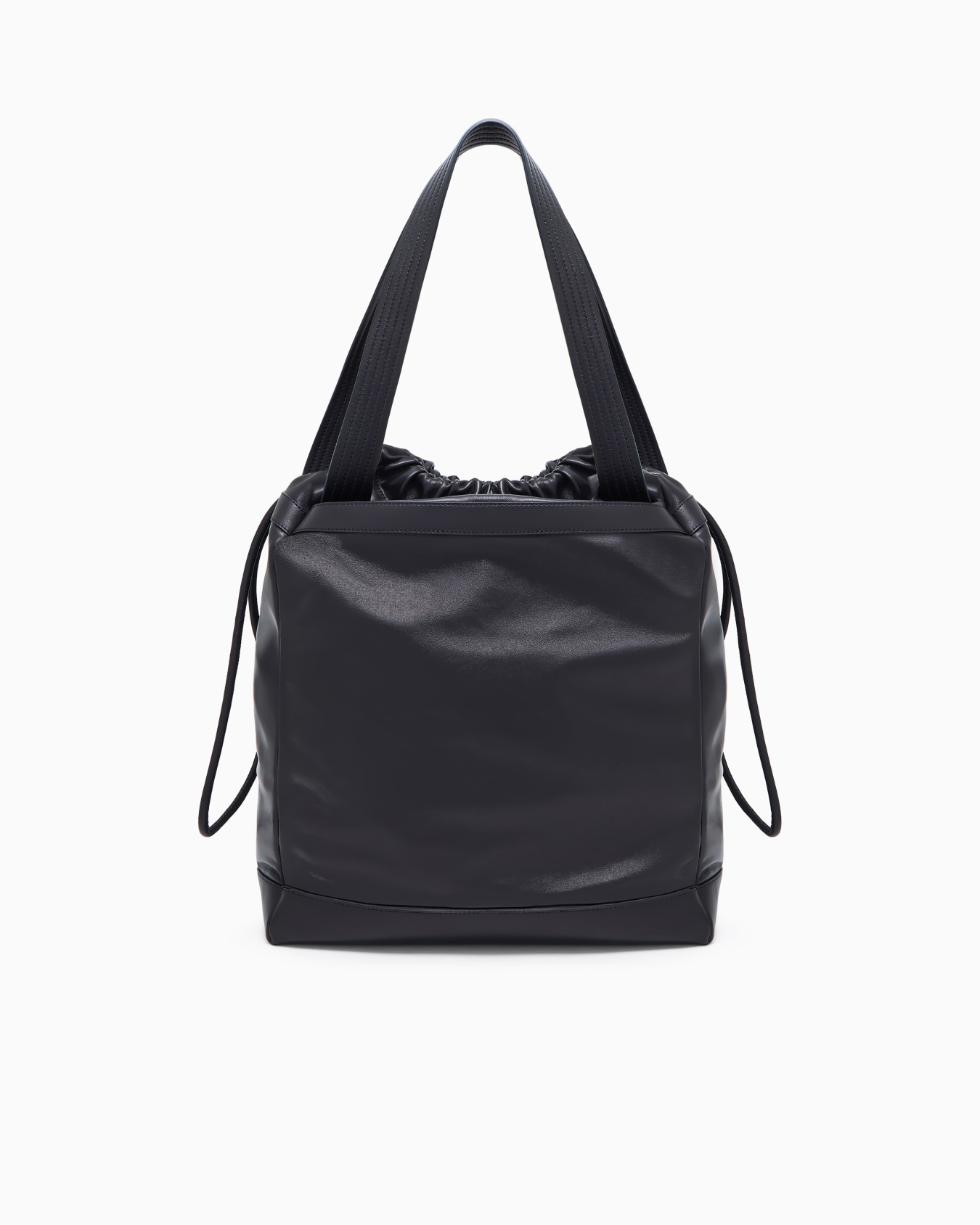 Nappa-leather shopper bag with shoulder strap Slide 3
