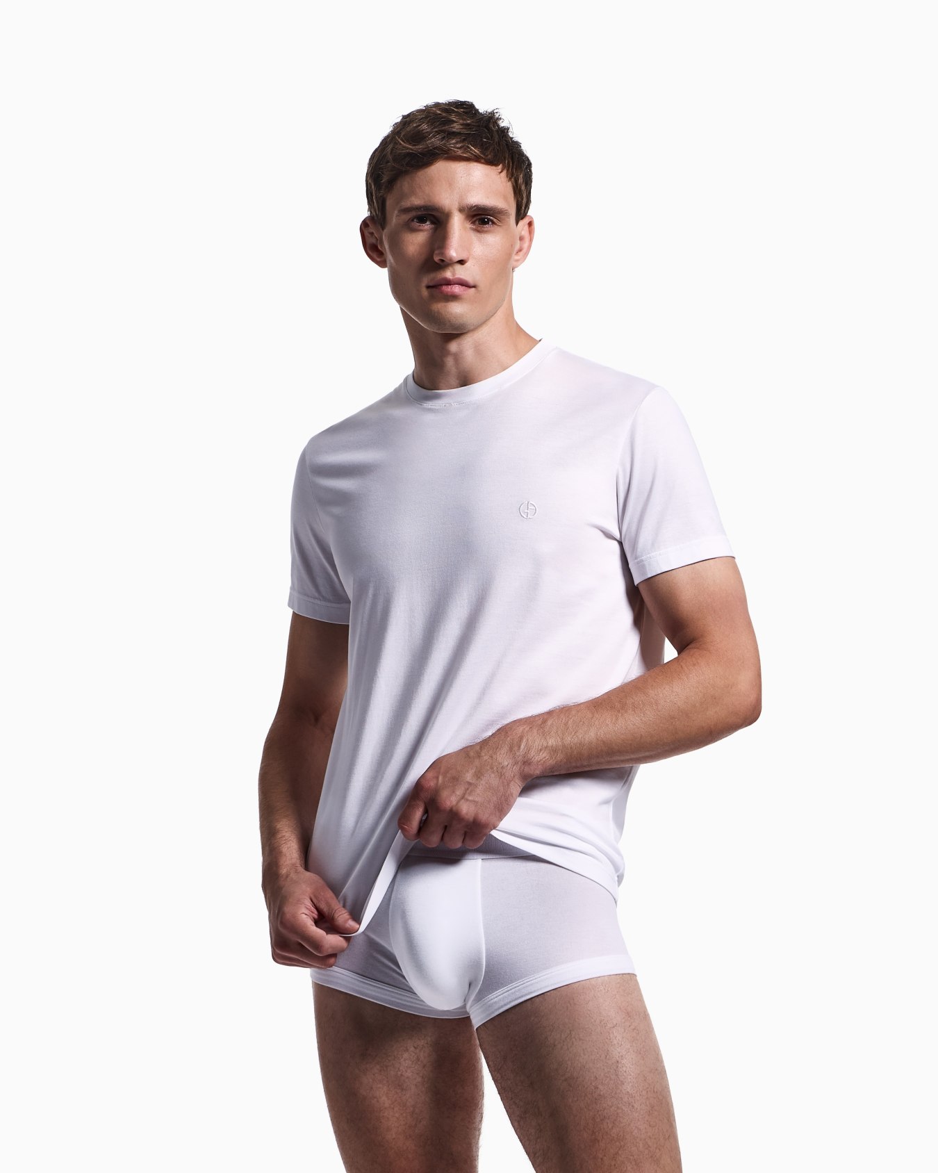 ASV Loungewear-T-Shirt aus Baumwolle mit Rundhalsausschnitt Folie 1