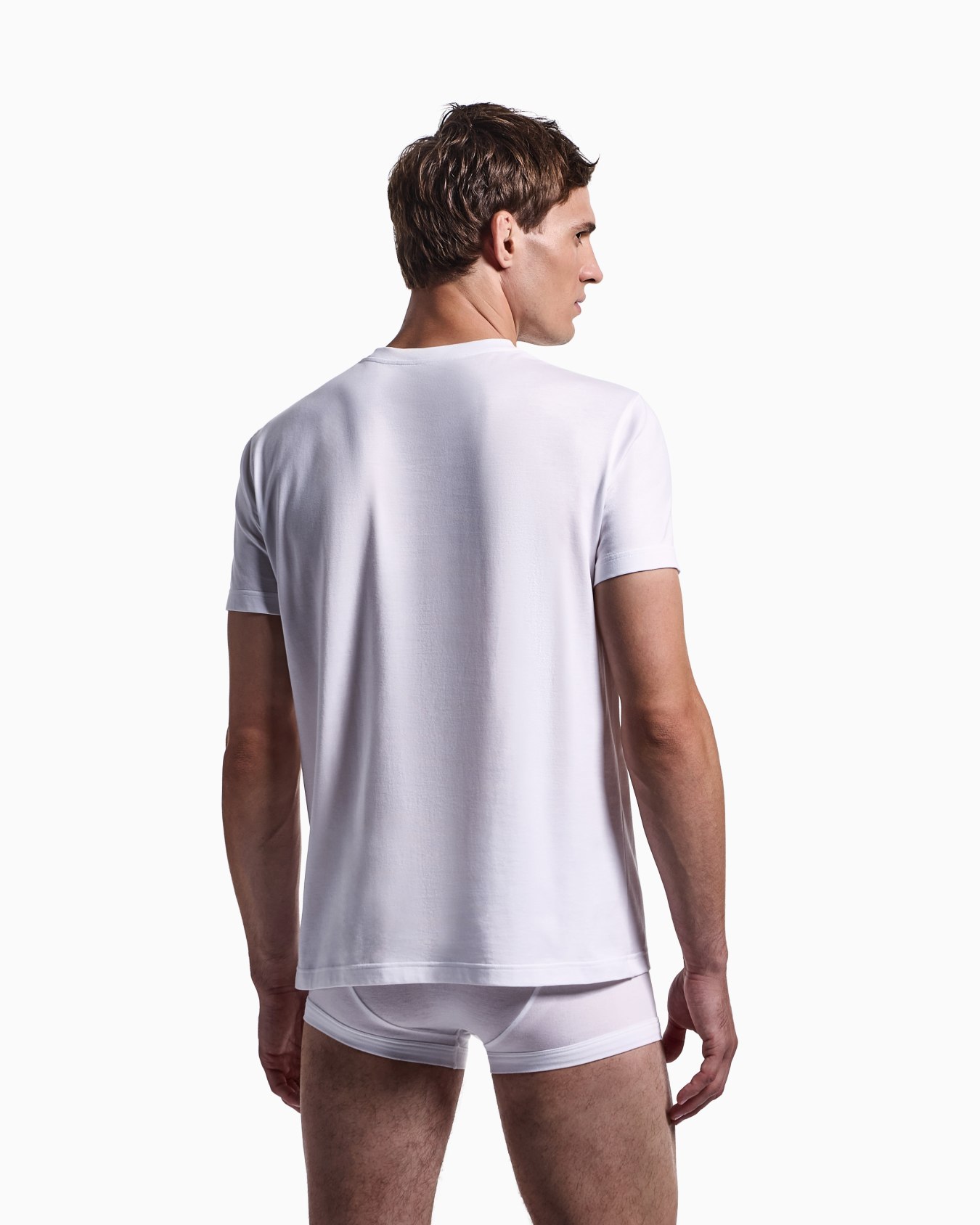 ASV Loungewear-T-Shirt aus Baumwolle mit Rundhalsausschnitt Folie 2