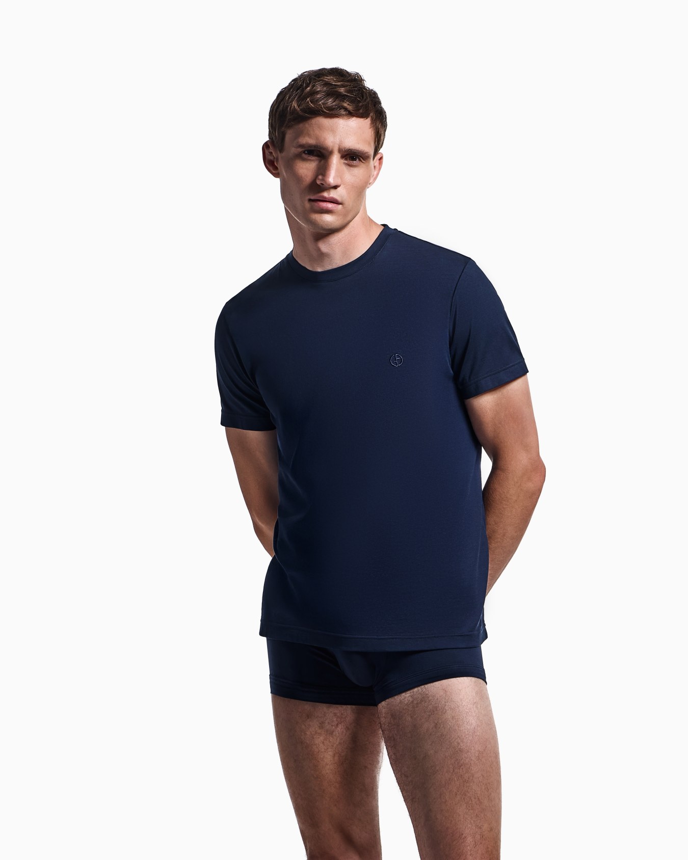 ASV cotton loungewear crew-neck T-shirt Slide 1