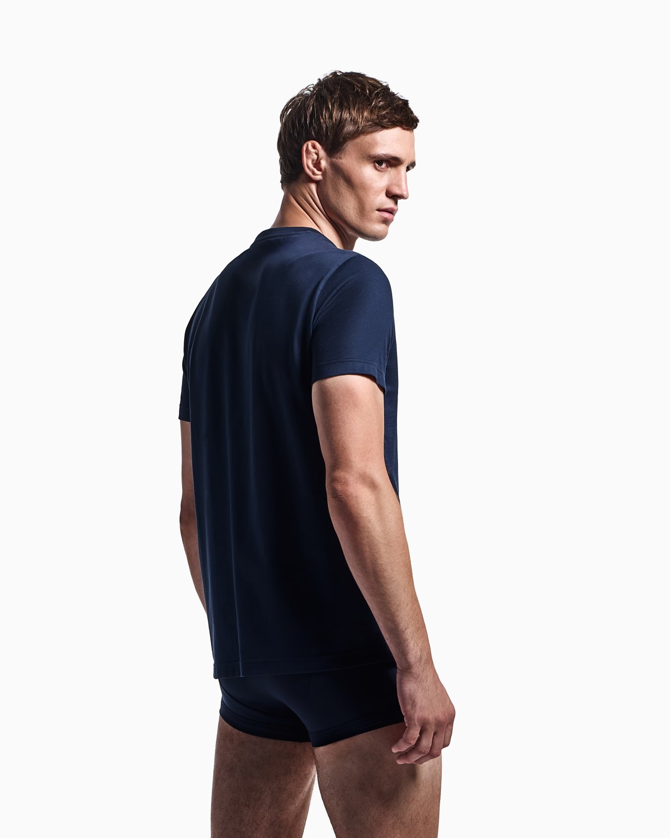 ASV cotton loungewear crew-neck T-shirt Slide 2