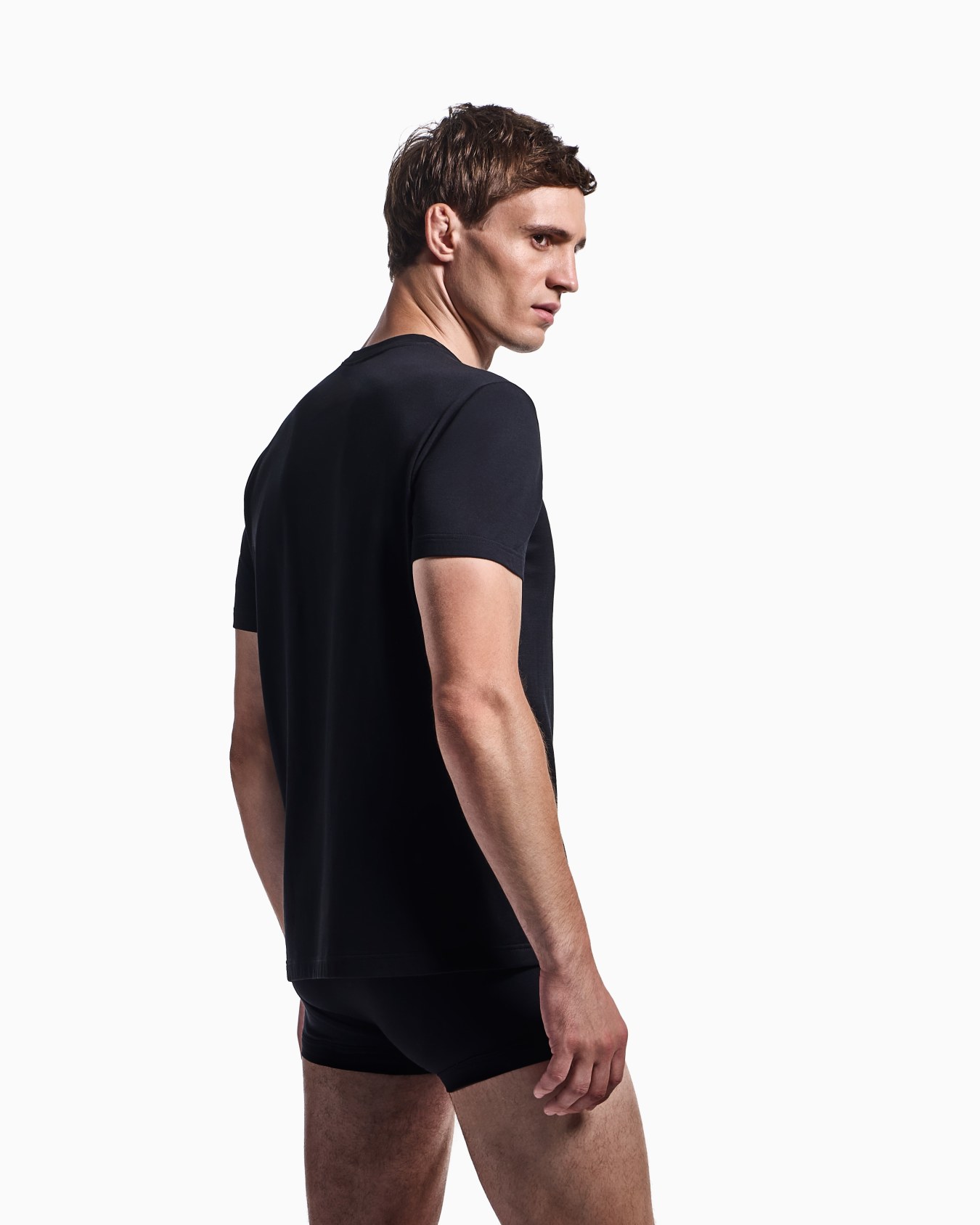 ASV cotton loungewear crew-neck T-shirt Slide 2
