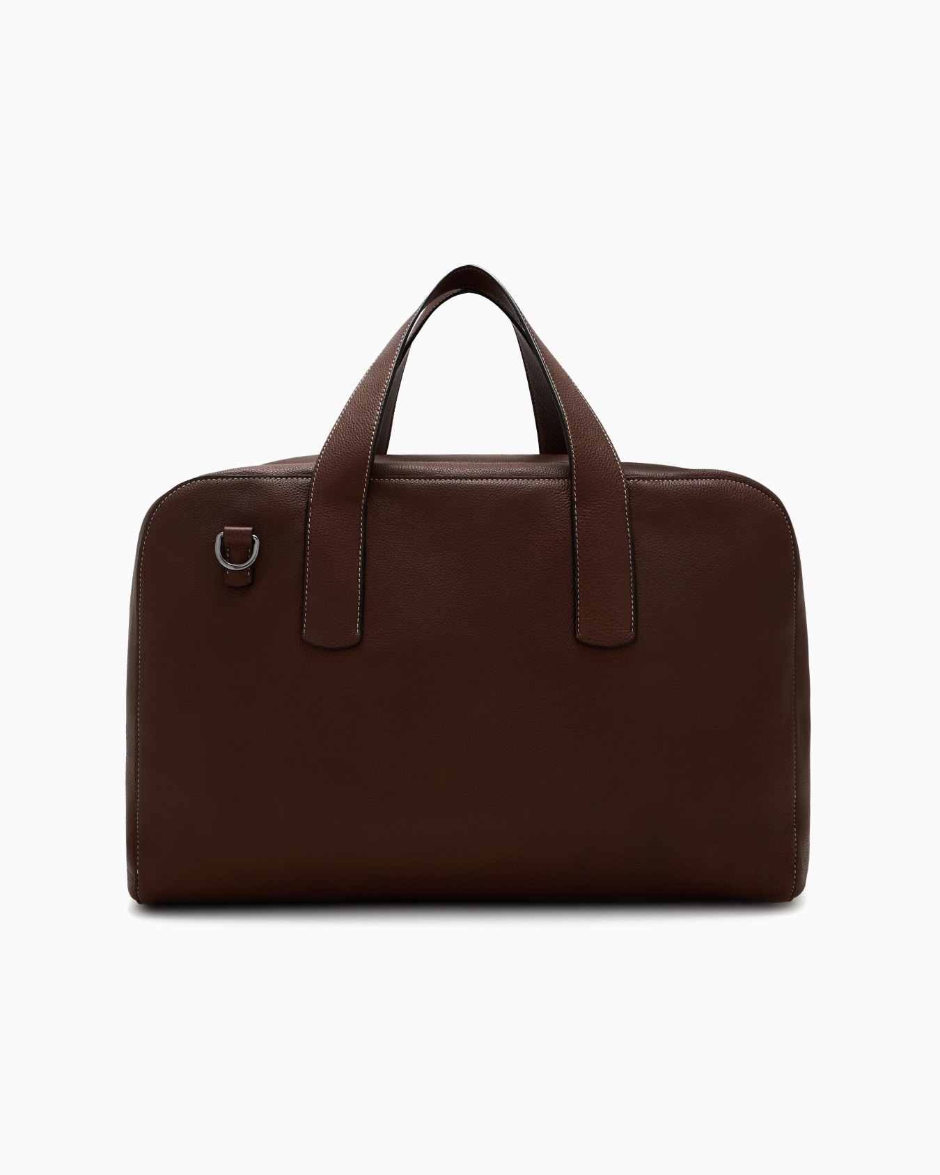 Pebbled leather duffel bag Slide 2