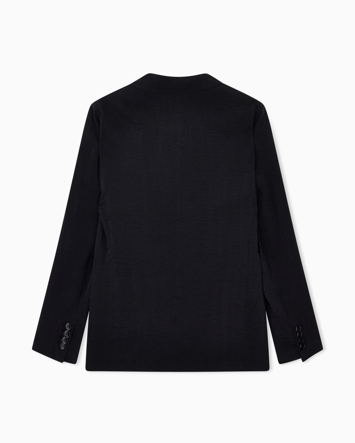 Chaqueta de abotonadura sencilla de cupro con motivo en tejido jacquard Diapositiva 3