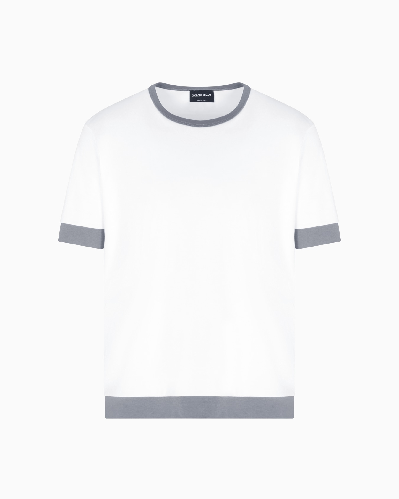 Organic cotton jersey crew-neck T-shirt Slide 0
