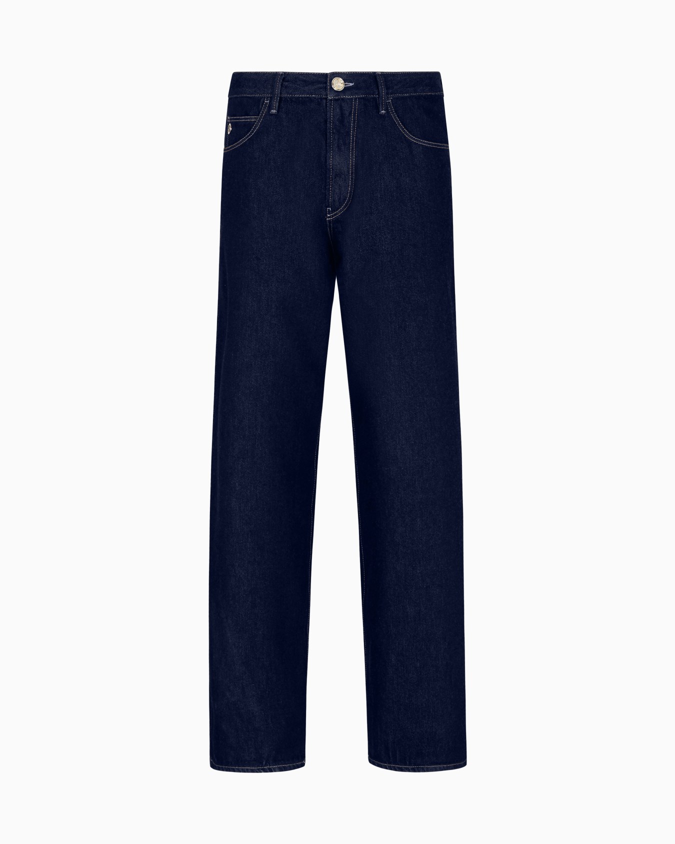 Five-pocket trousers in luxury cotton denim Slide 0