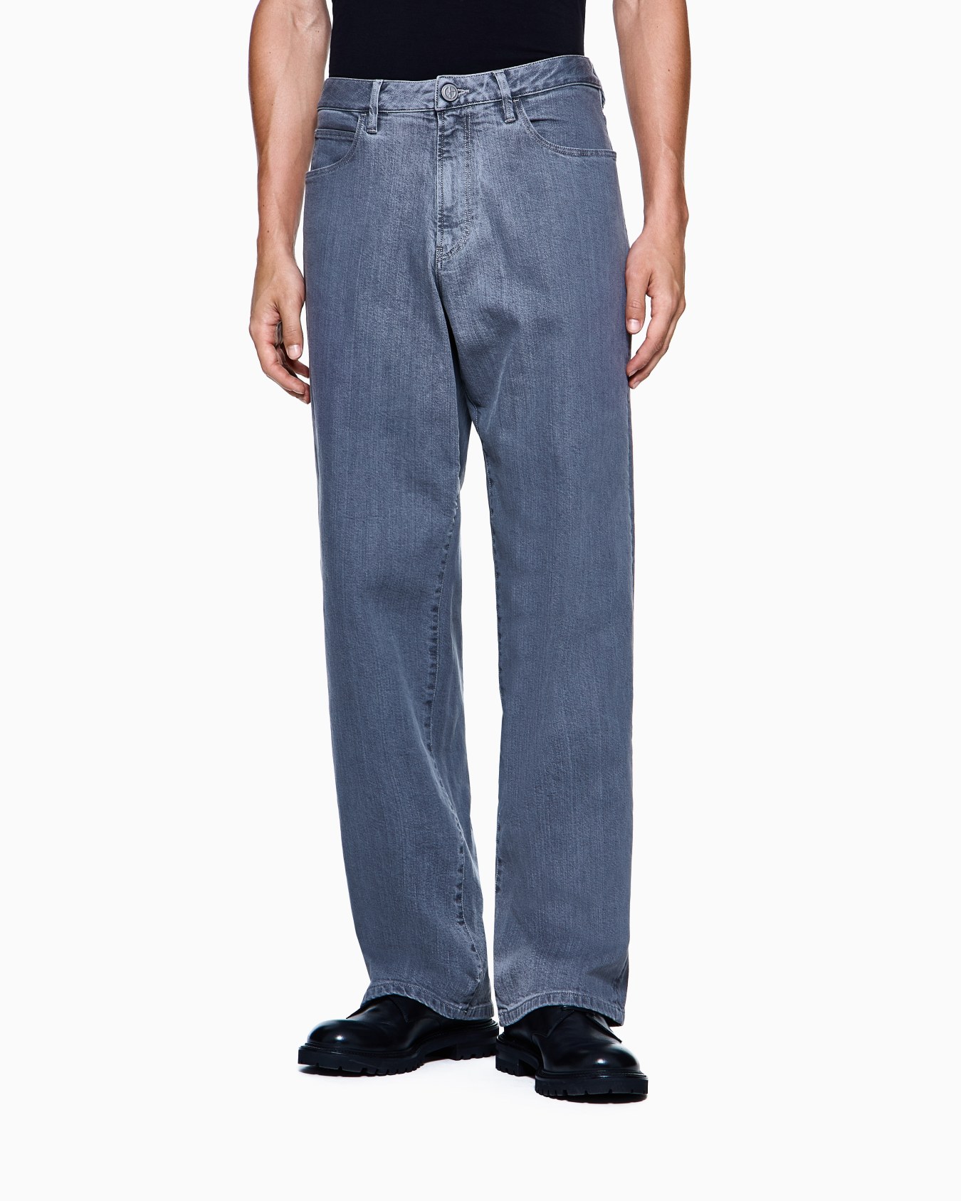 Pantaloni 5-tasche in cotone e modal ASV Slide 2