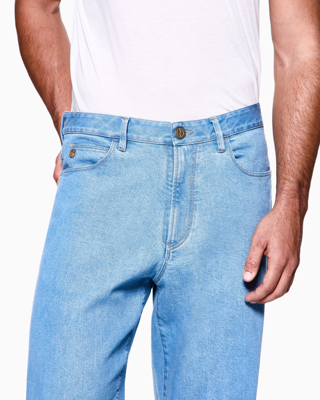 ASV cotton and modal five-pocket trousers Slide 4