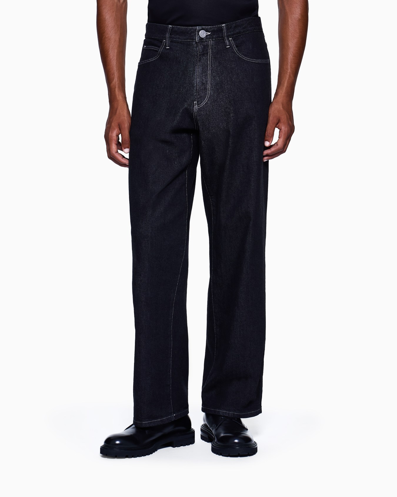 ASV cotton and modal five-pocket trousers Slide 3