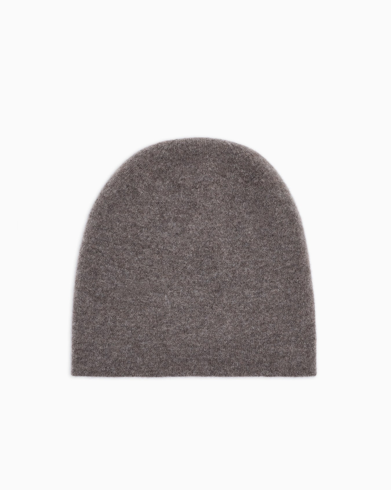 Beanie in cashmere con logo GA intarsiato Slide 1