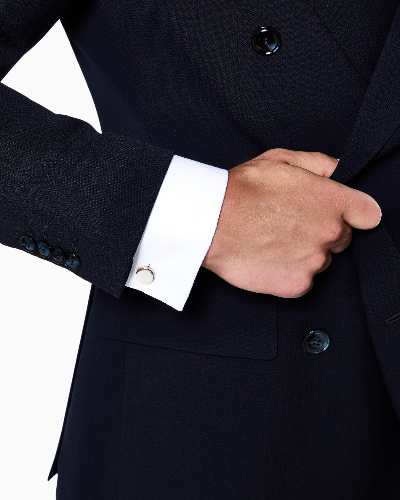 Gemelos de plata 925 con aplicación milrayas Diapositiva 2