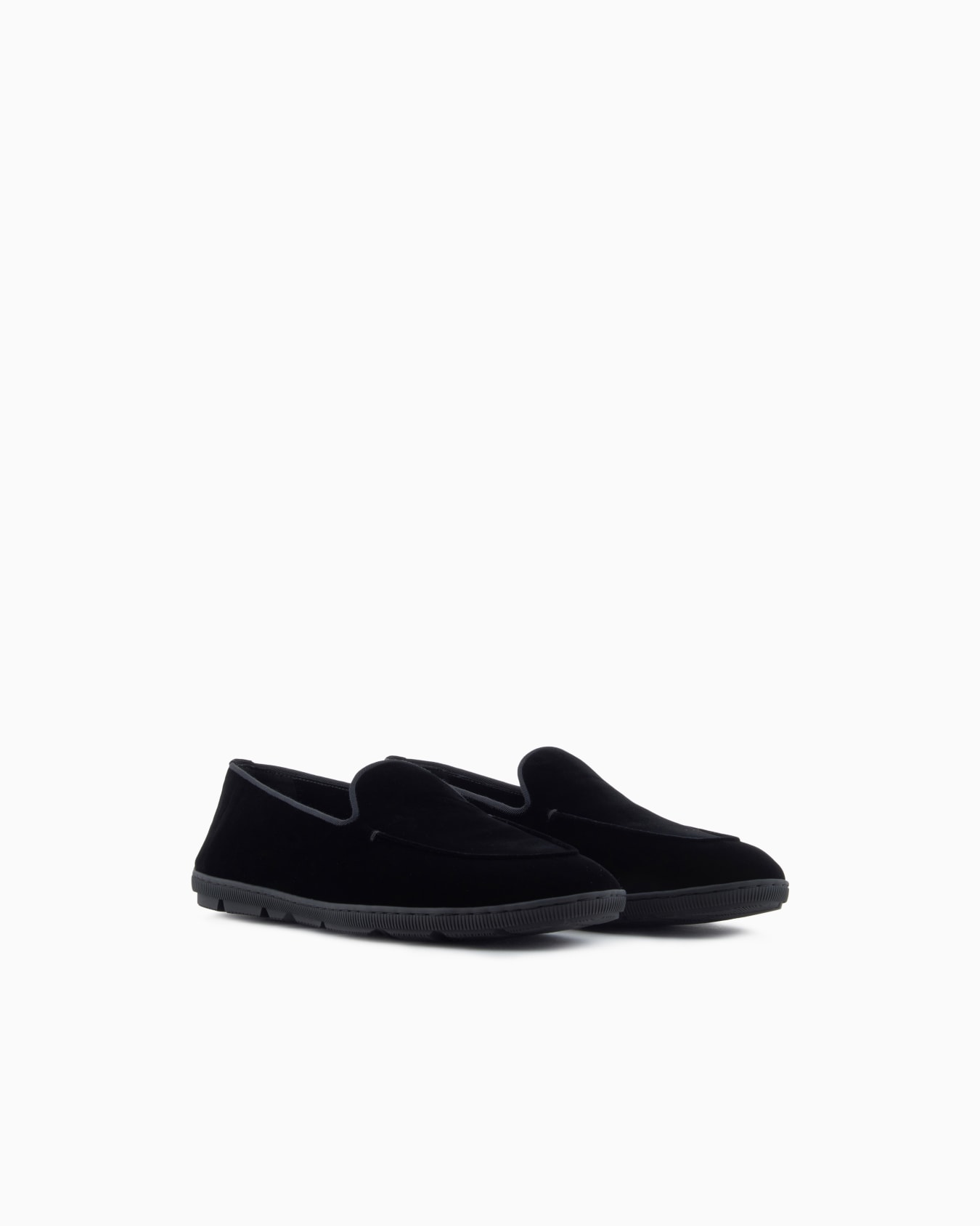 Velvet slip-ons Slide 1