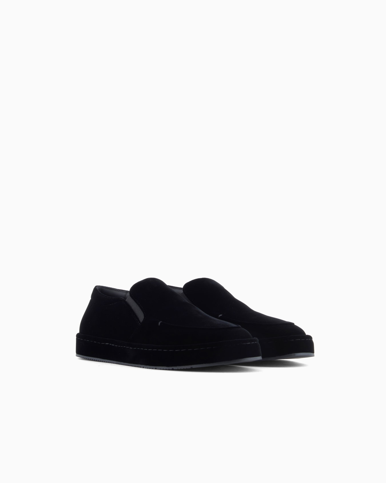 Giorgio’s velvet slip-ons Slide 1