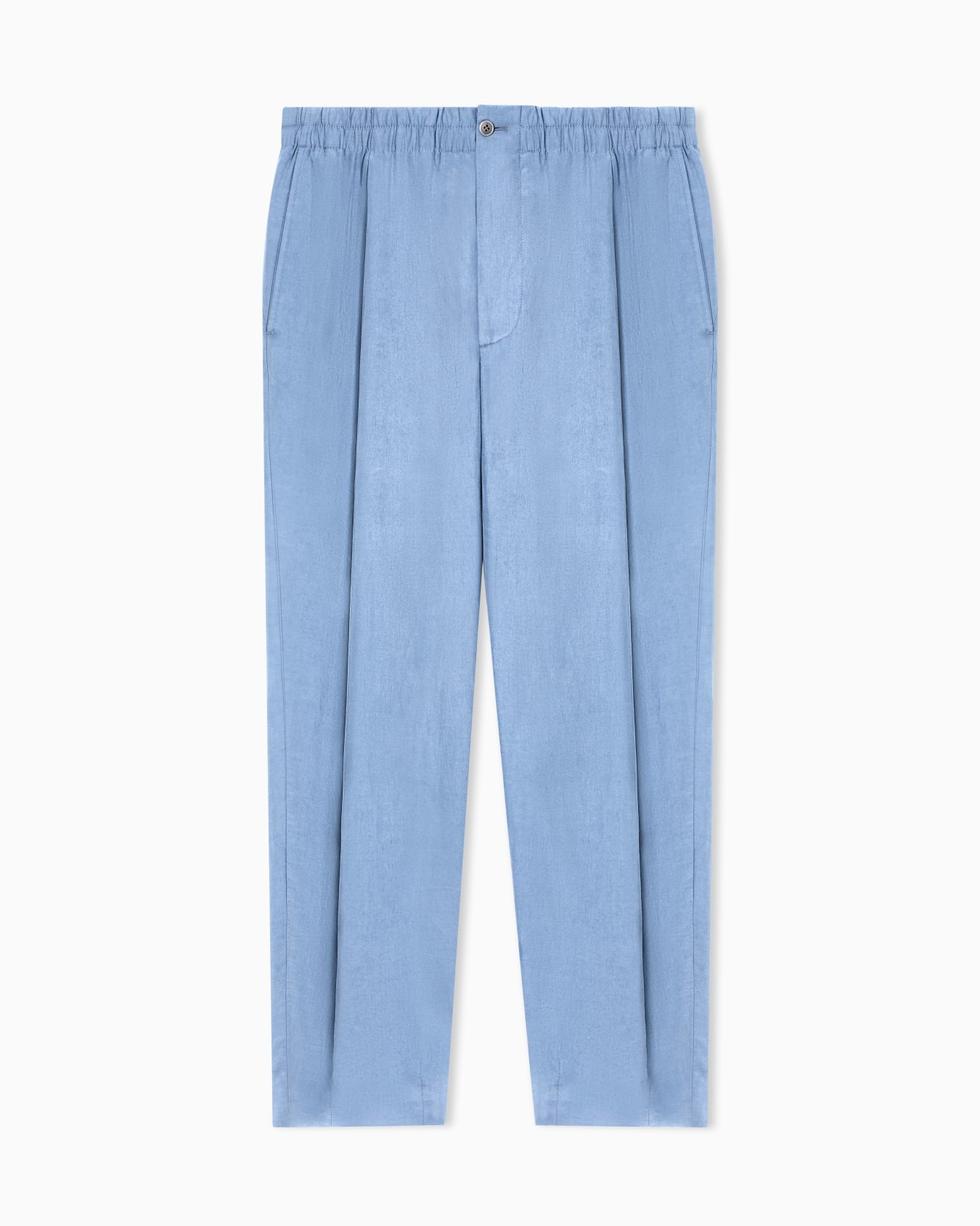 Single-pleat trousers in Lyocell Slide 0