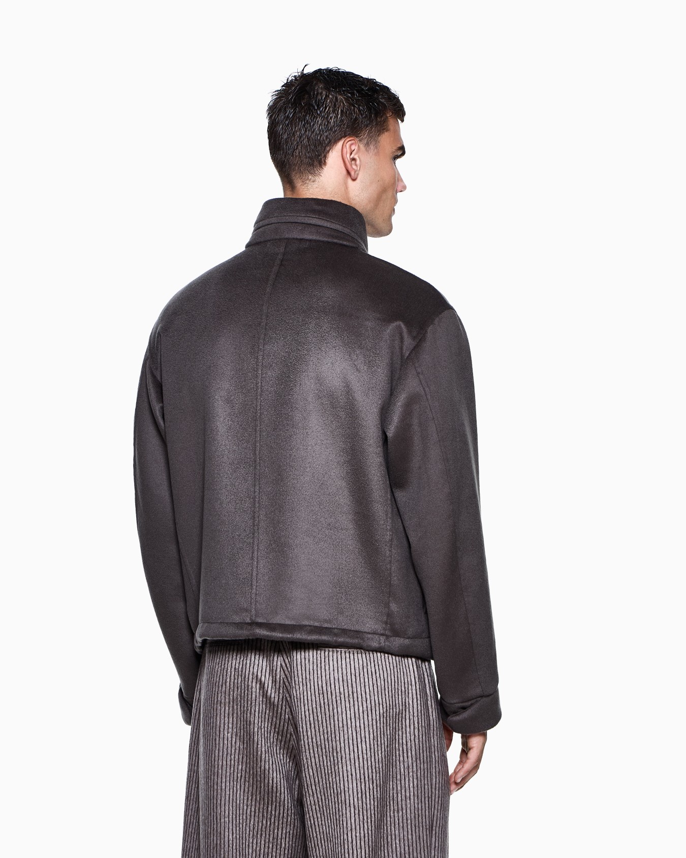 Blouson in double cashmere cloth Slide 2