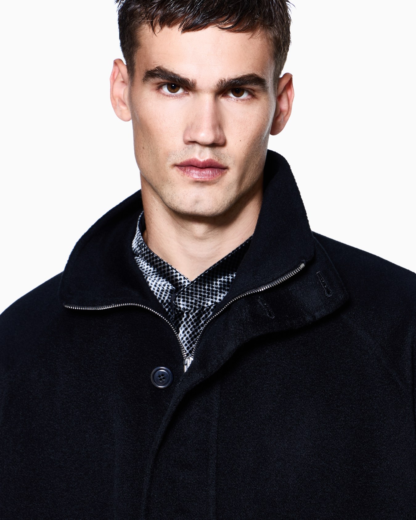 Double-faced Casentino cashmere coat Slide 4