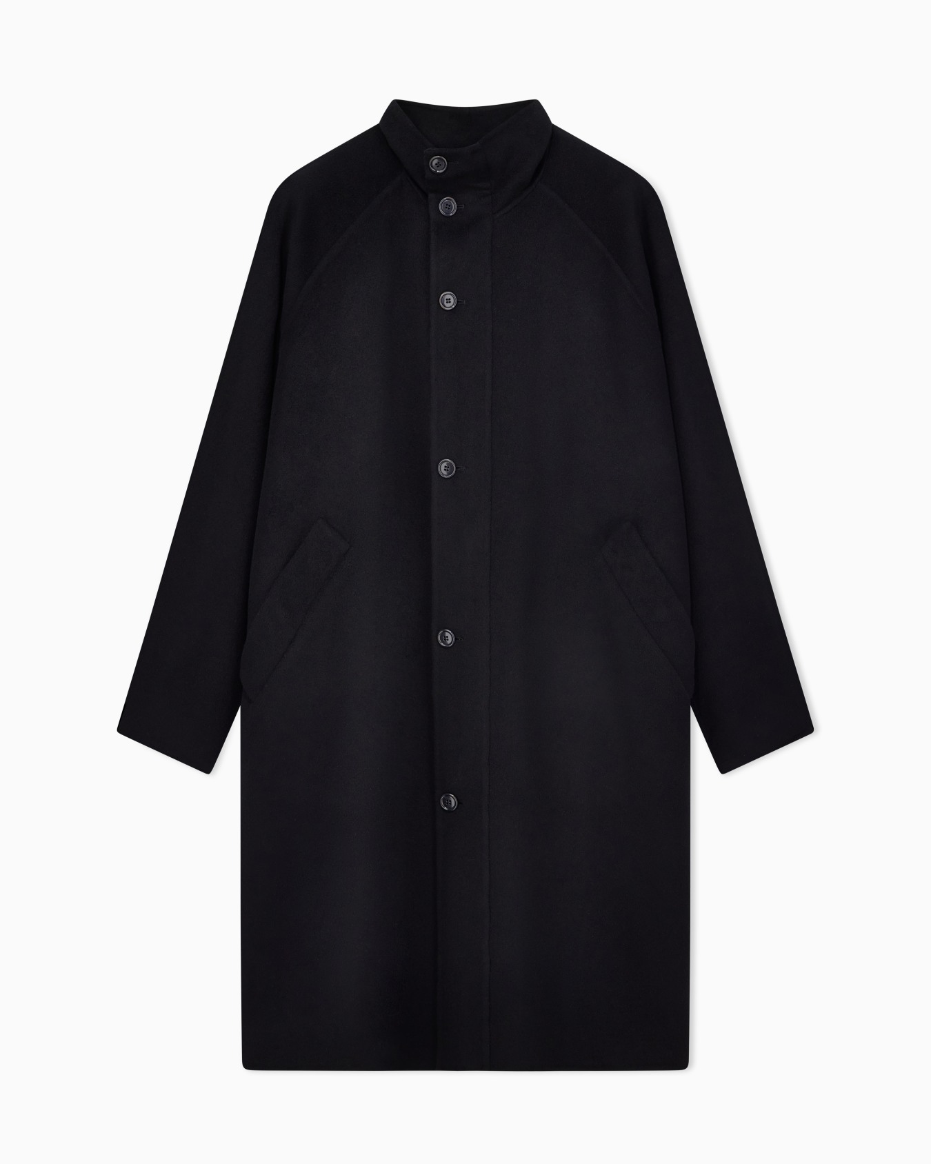 Double-faced Casentino cashmere coat Slide 0