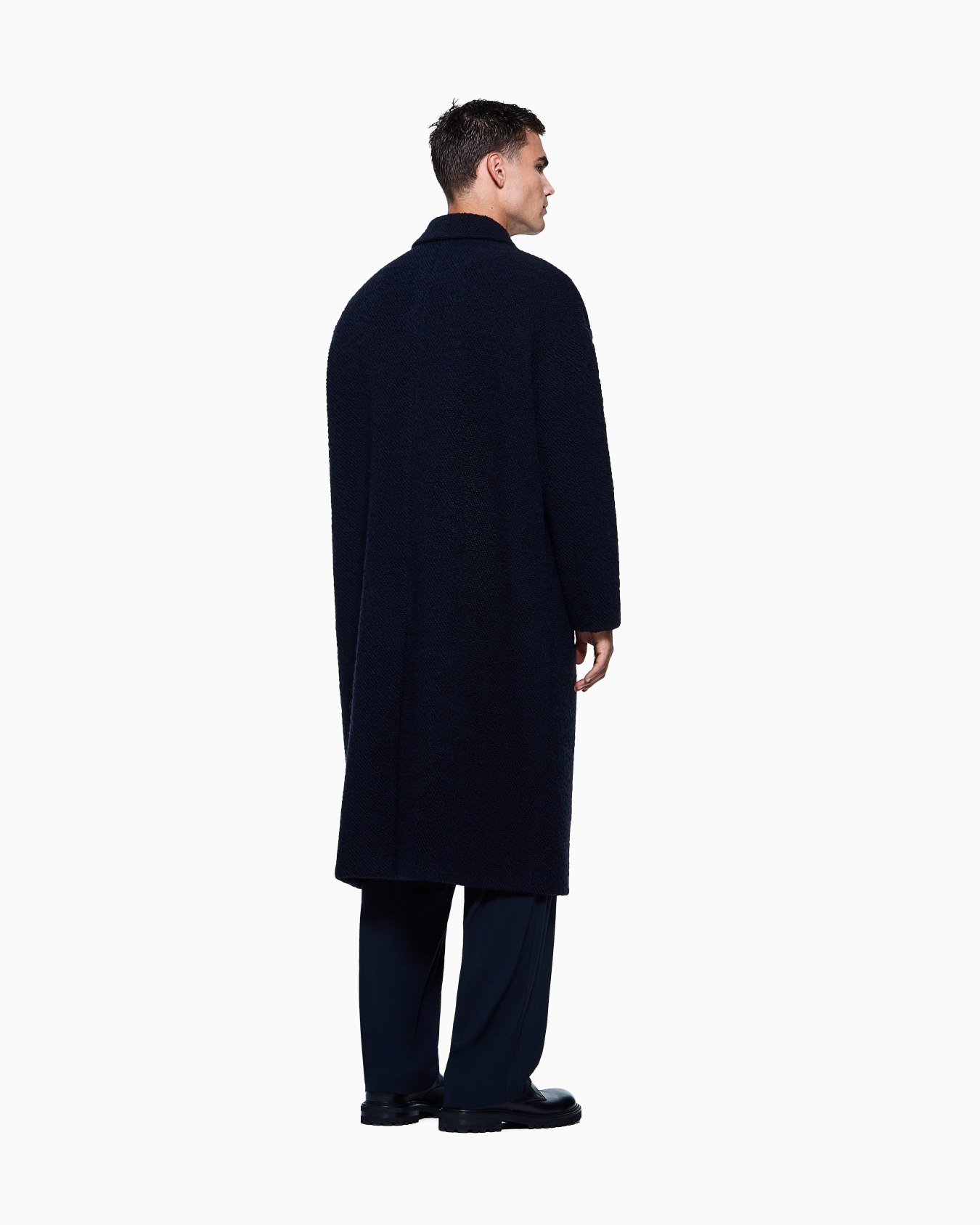 Double-faced Casentino cashmere coat Slide 2