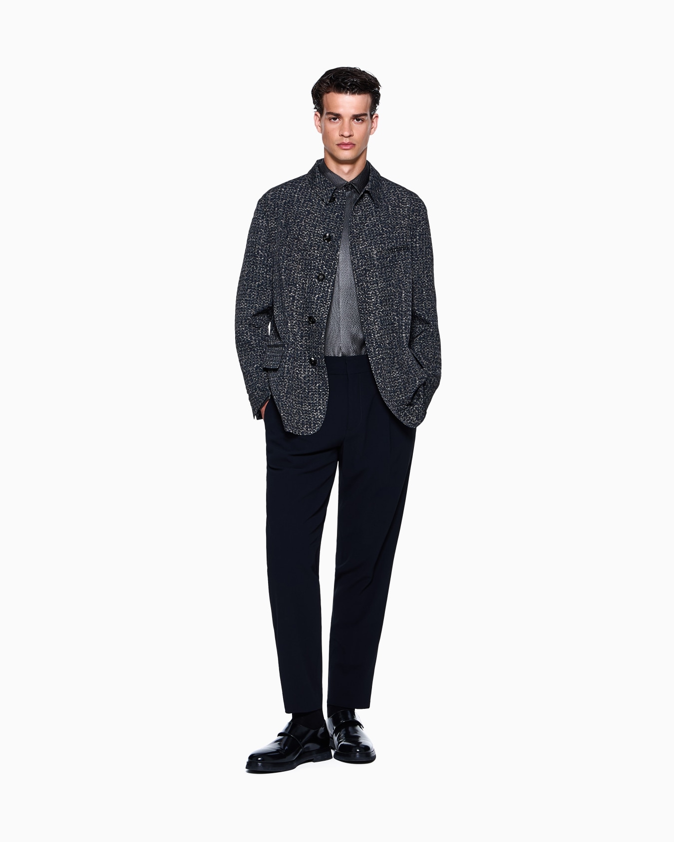 Silk satin shirt Slide 1