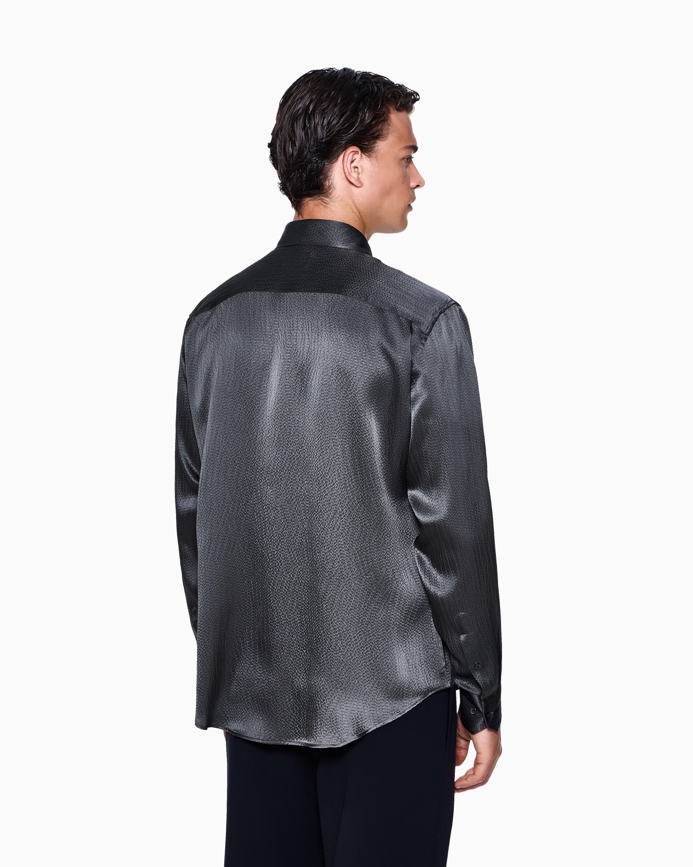 Silk satin shirt Slide 2