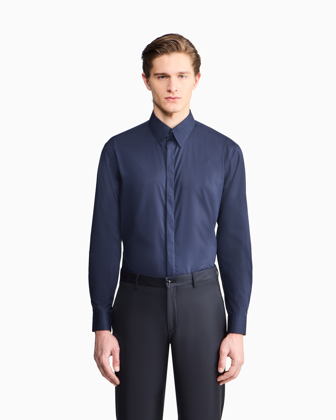 Cotton-poplin shirt Slide 3