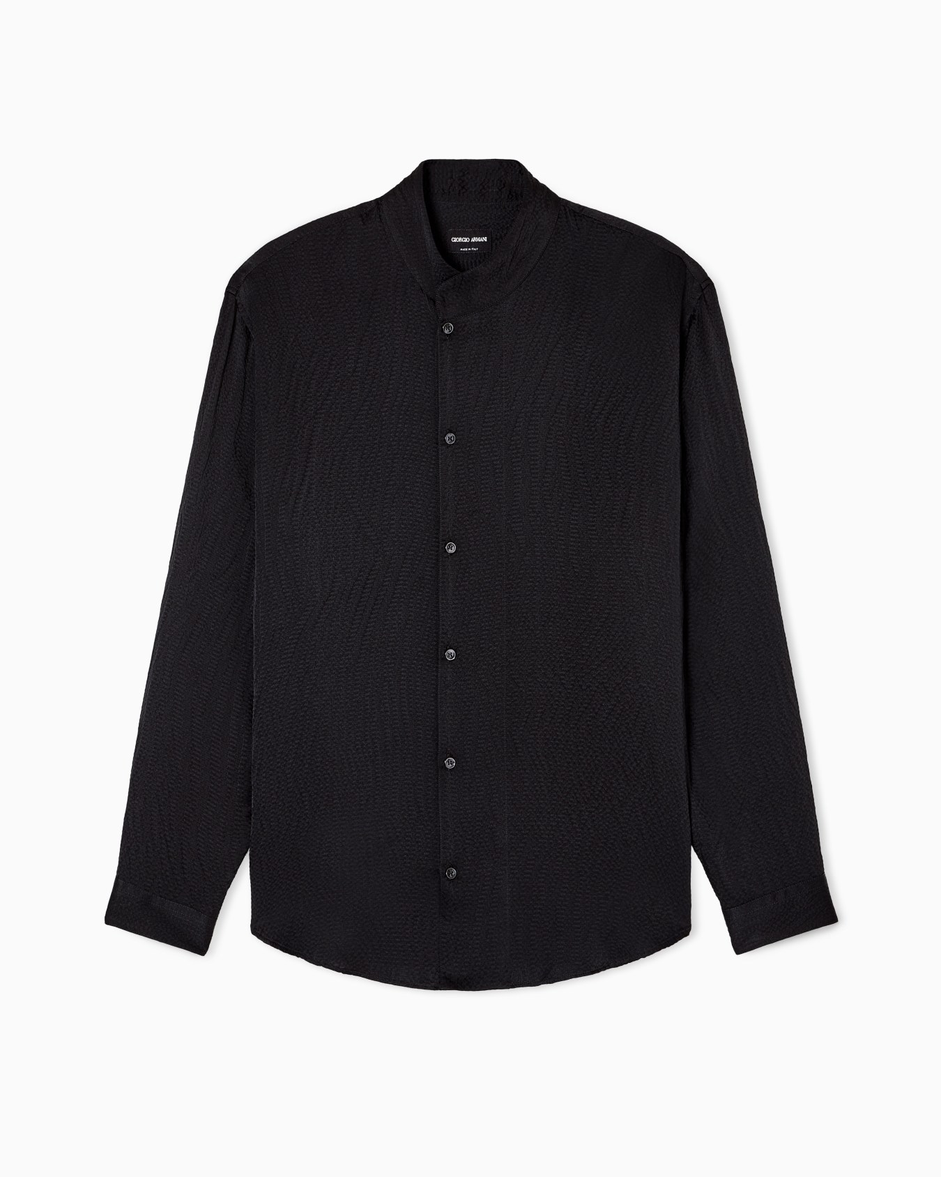 Giorgio’s satin shirt with a rhinestone detail Slide 0