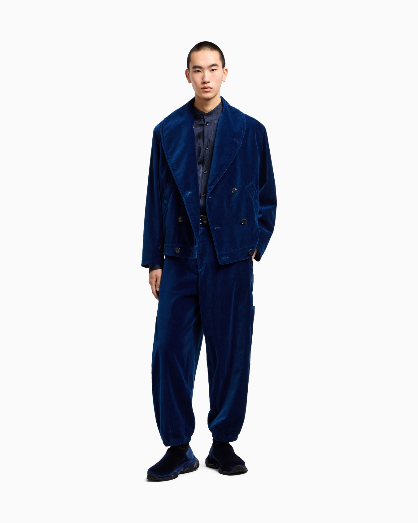 Giorgio’s satin shirt with a rhinestone detail Slide 2