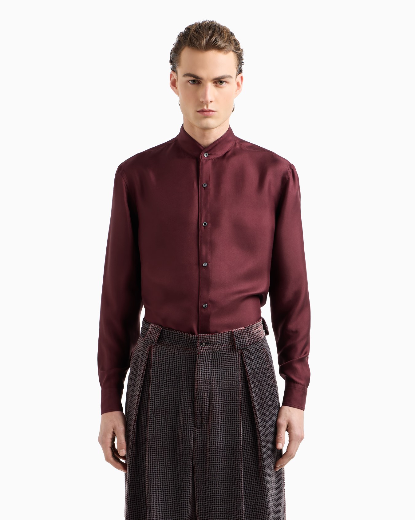 Silk twill shirt Slide 4