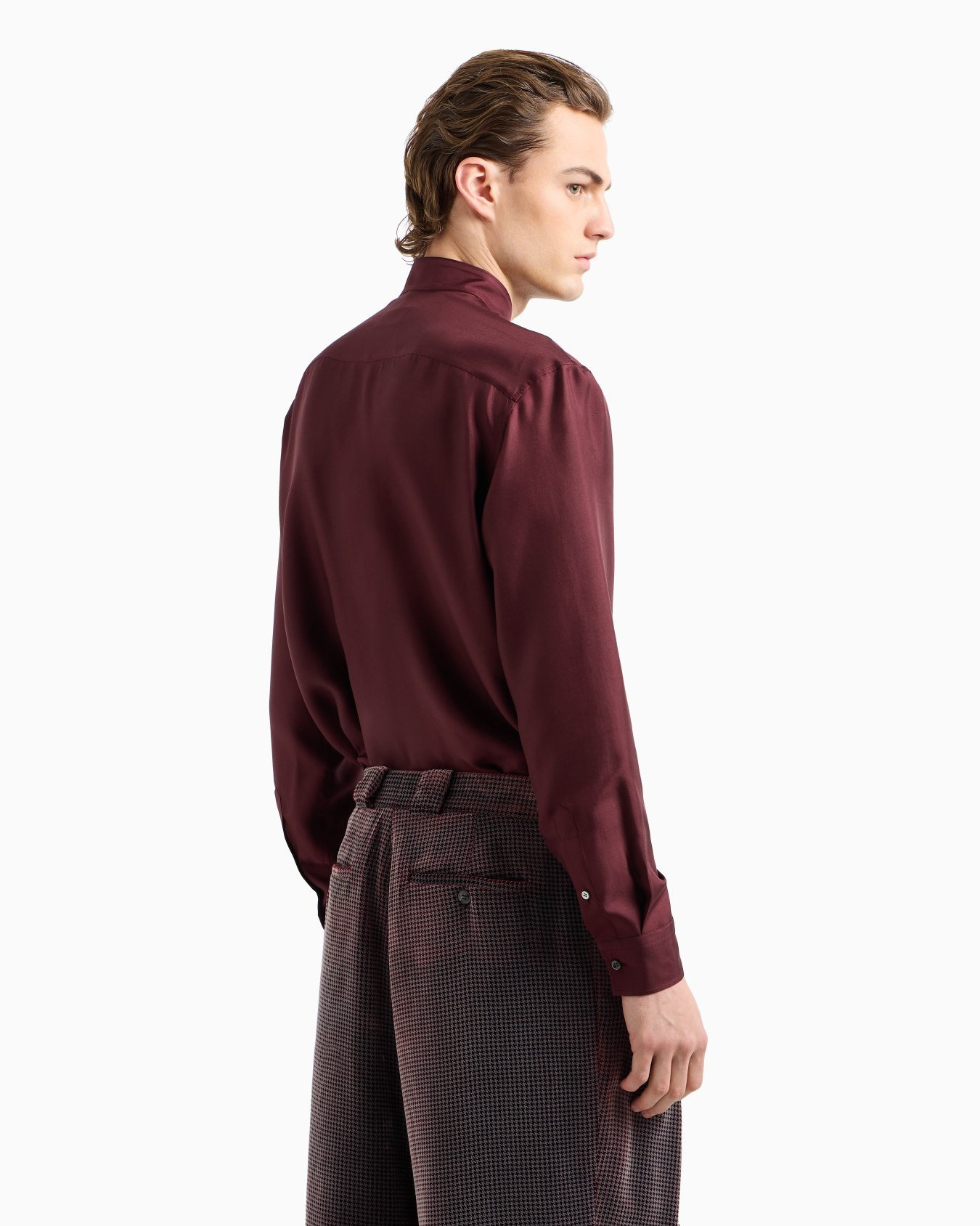 Silk twill shirt Slide 3
