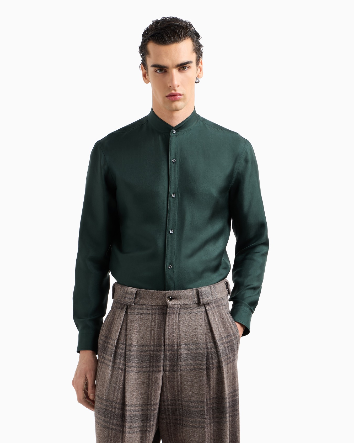 Silk twill shirt Slide 4