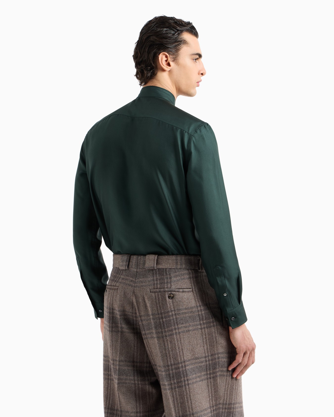 Silk twill shirt Slide 3