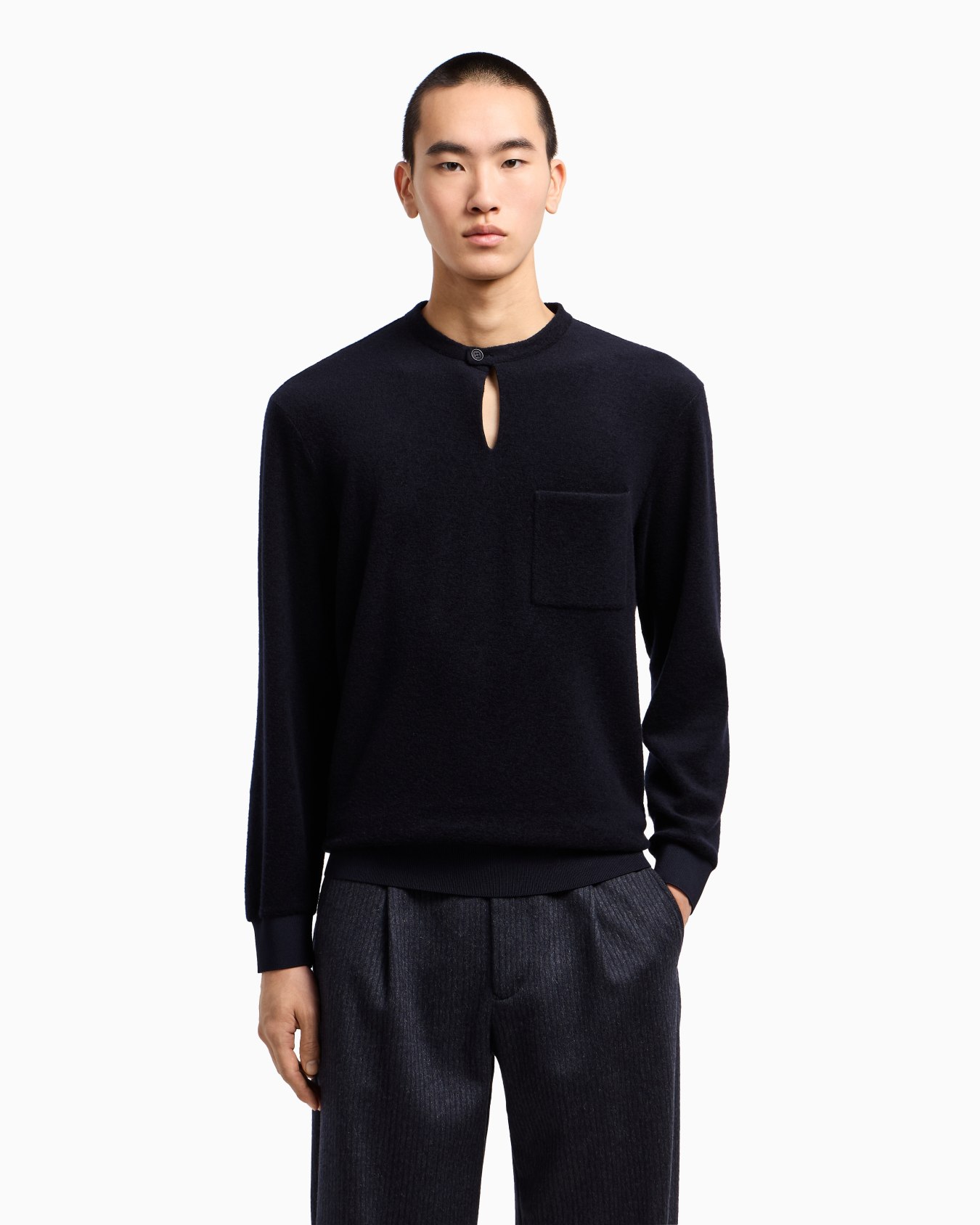 Pure cashmere jersey crew-neck jumper Slide 4