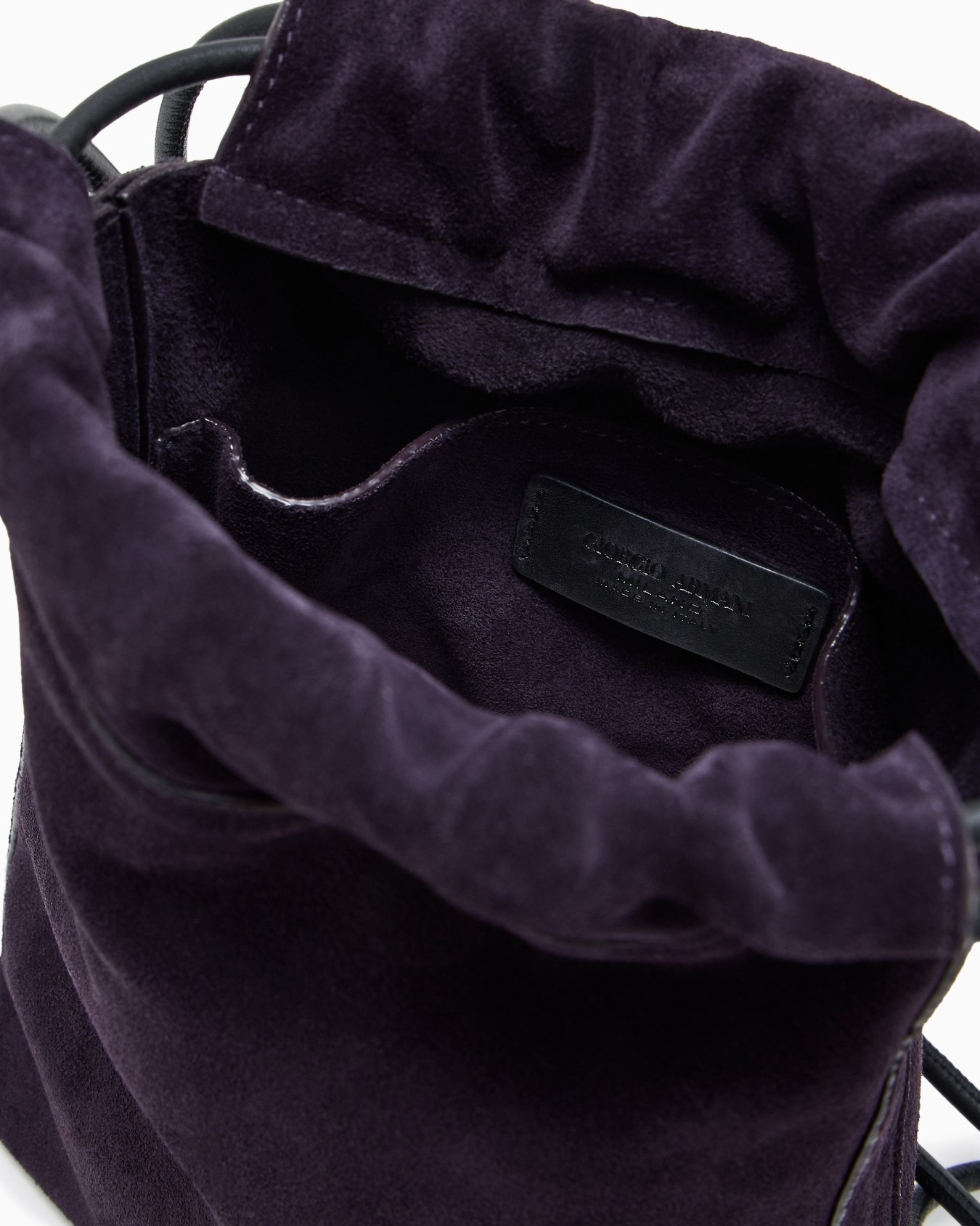 Mini-Tasche aus Veloursleder und Kalbsleder Folie 3