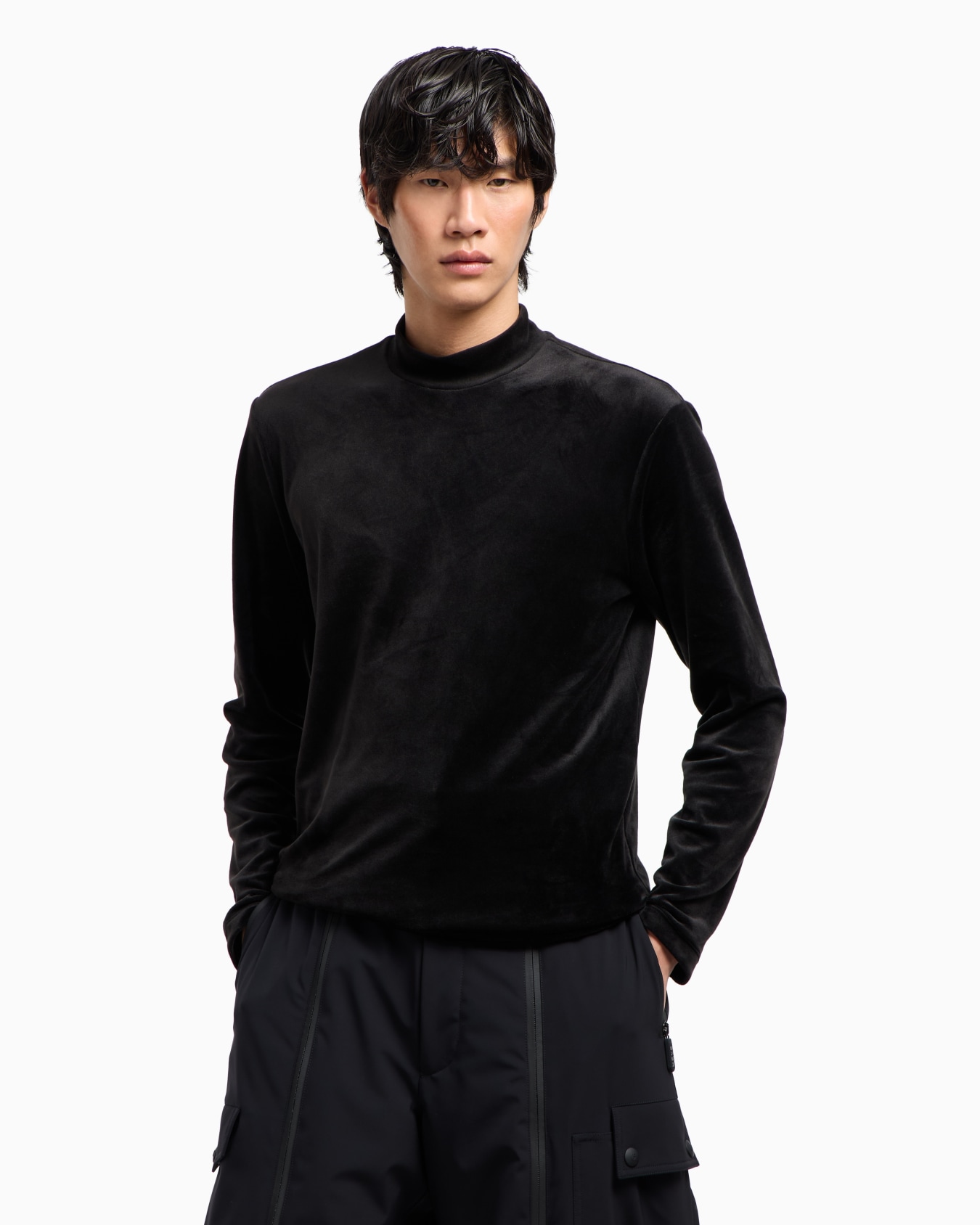 Maglia in ciniglia Giorgio Armani Neve  Slide 4