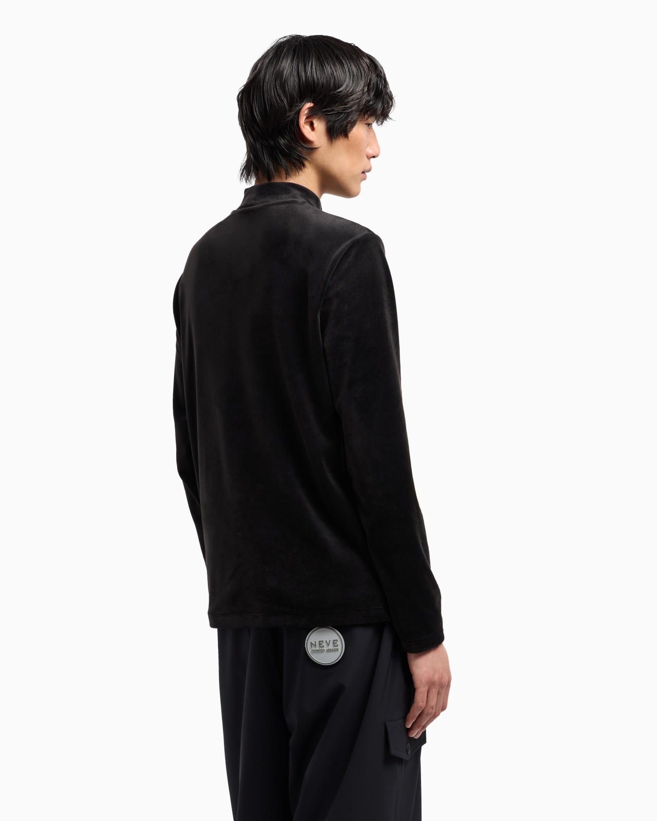 Maglia in ciniglia Giorgio Armani Neve  Slide 3