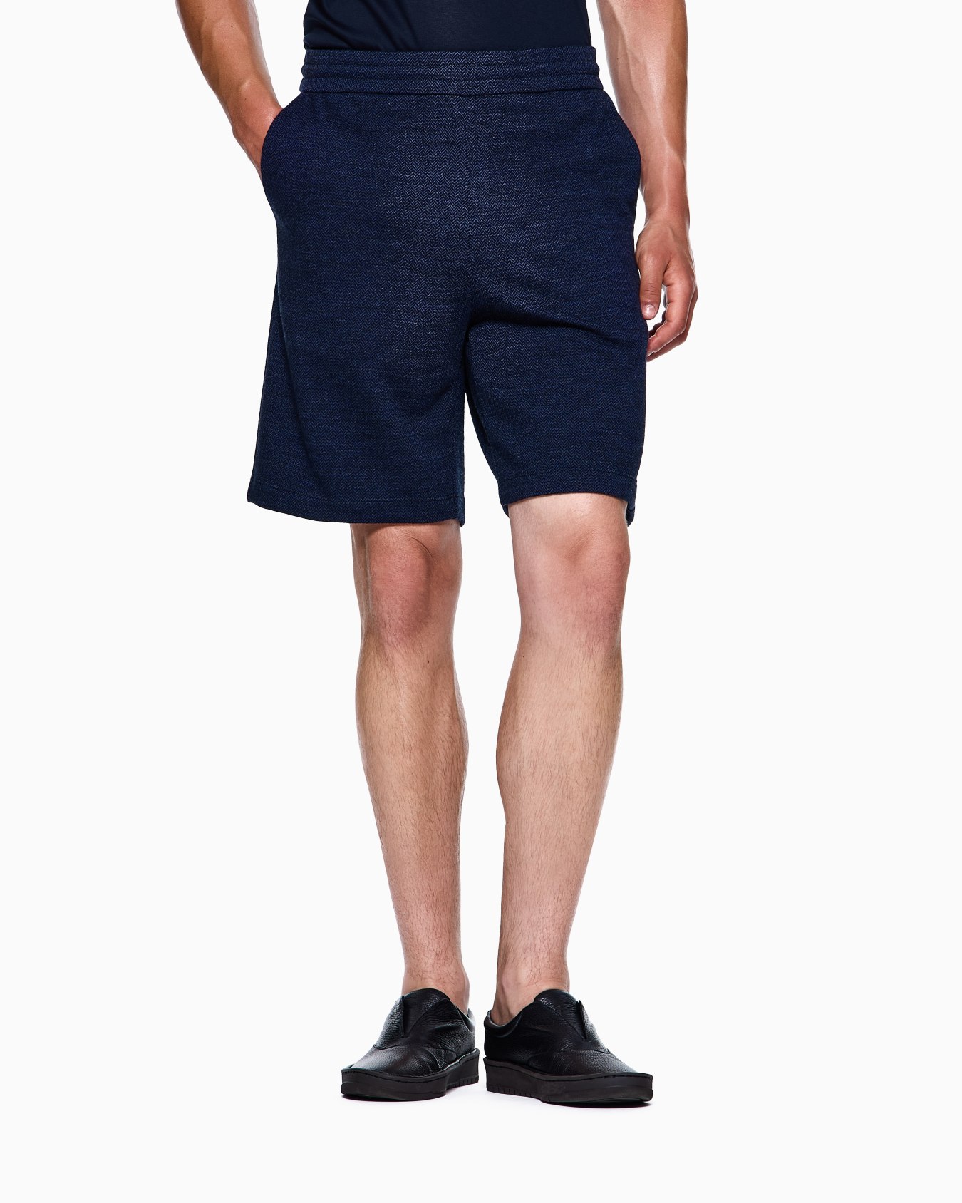 Casual wool-blend shorts 슬라이드 3