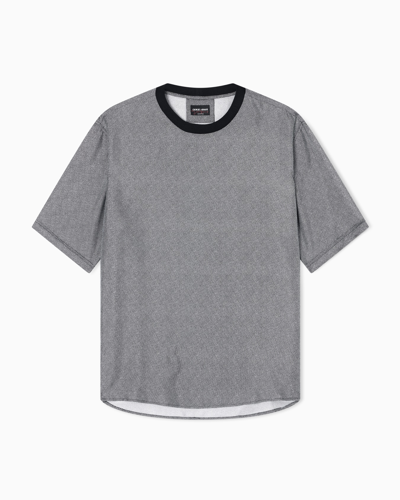 Camisa camiseta en sarga de seda Diapositiva 0