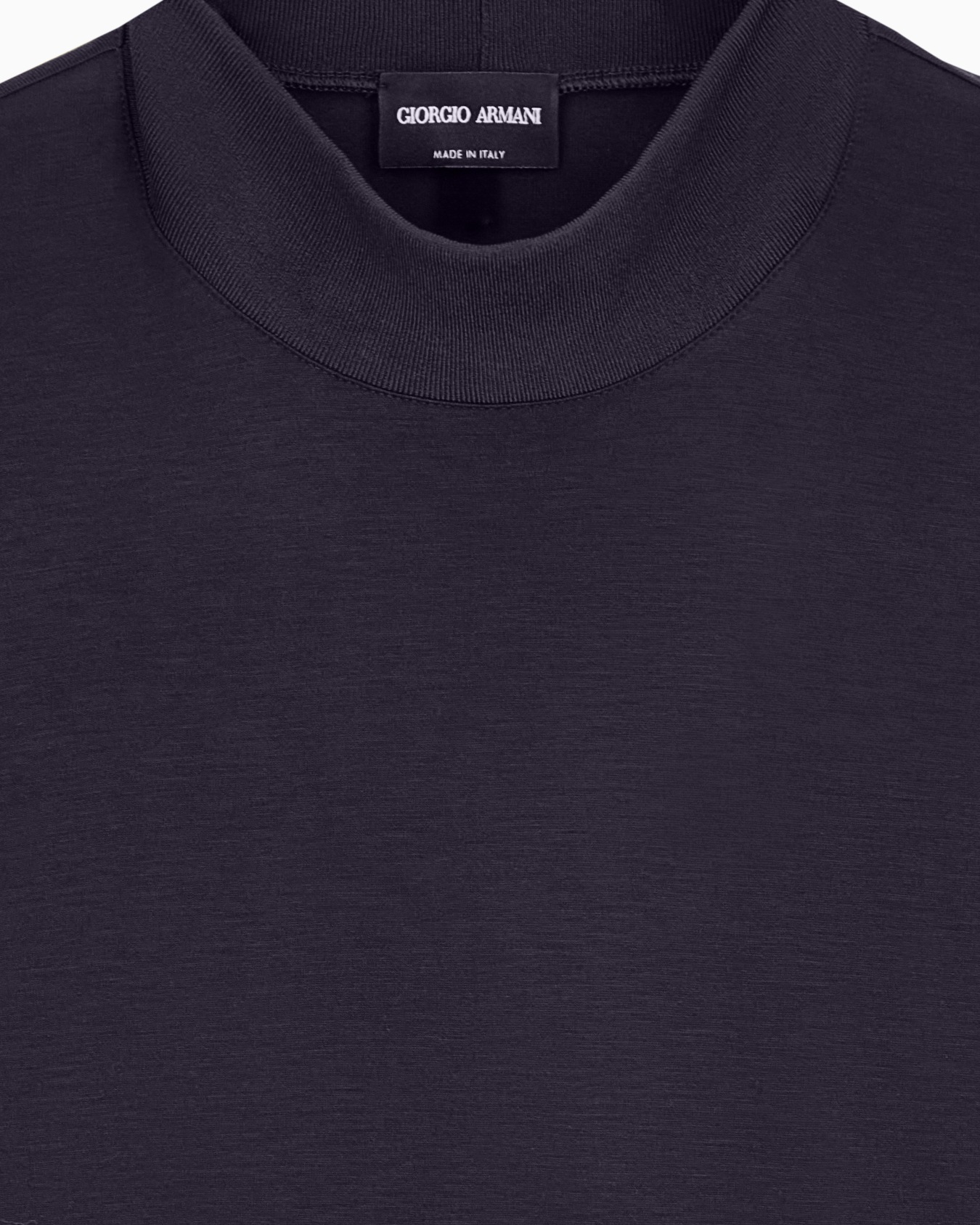Viscose jersey mock-neck jumper Slide 5