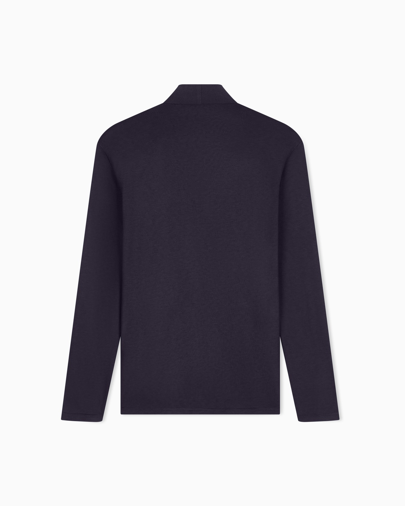 Viscose jersey mock-neck jumper Slide 3