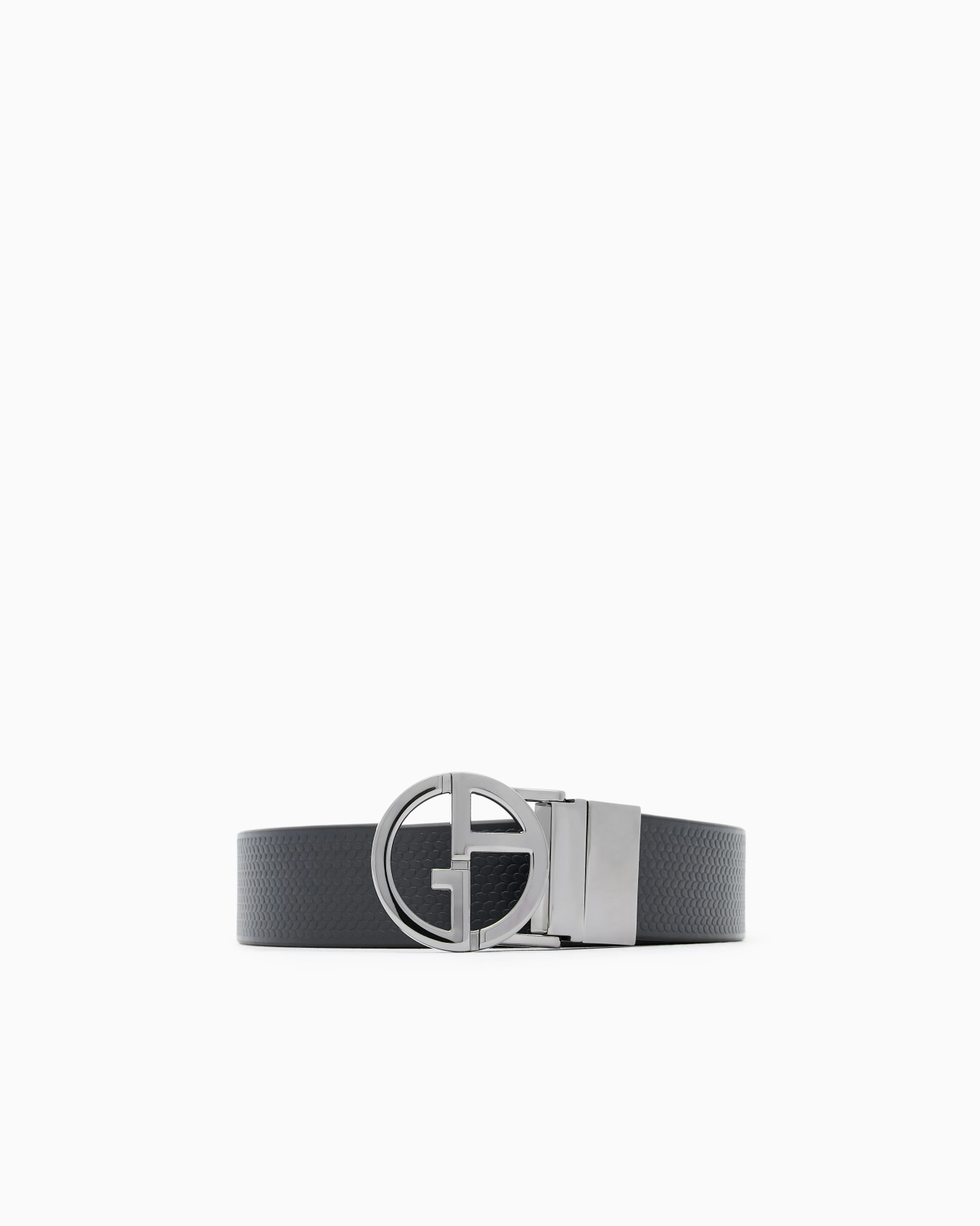Reversible GA belt in brushed calfskin Slide 0