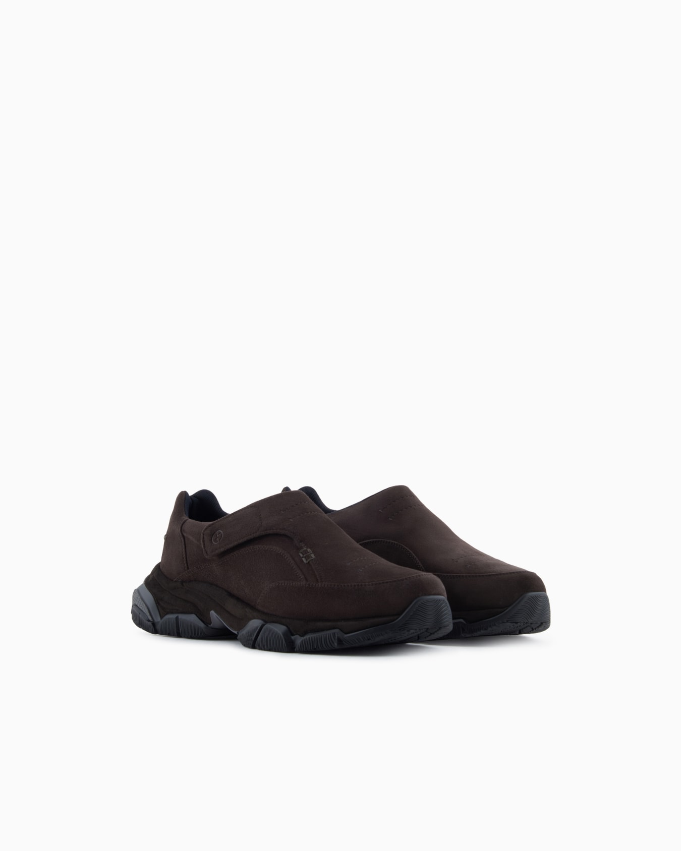 Monkstrap sneakers in suede Slide 1