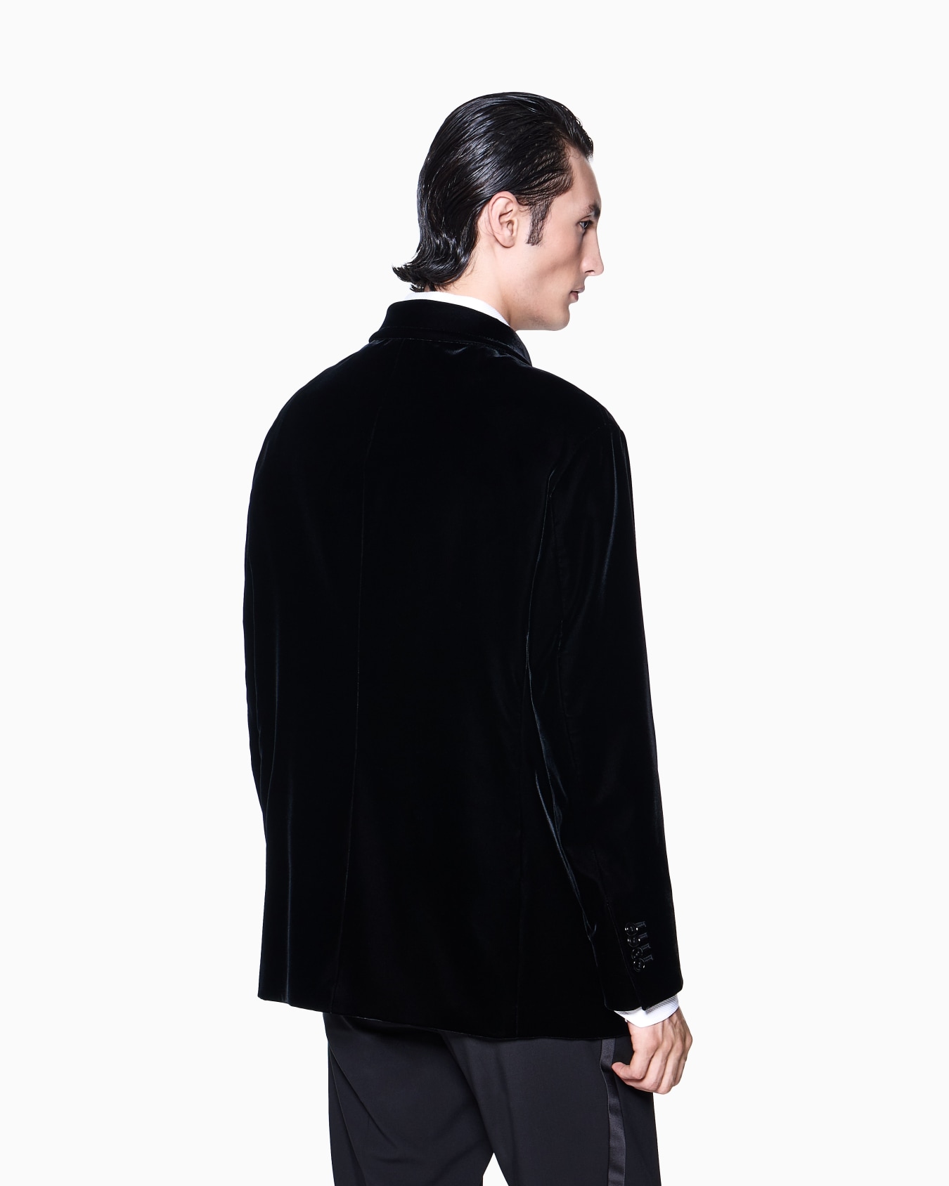 Giorgio’s シングルブレストジャケット ベルベット スライドする 2