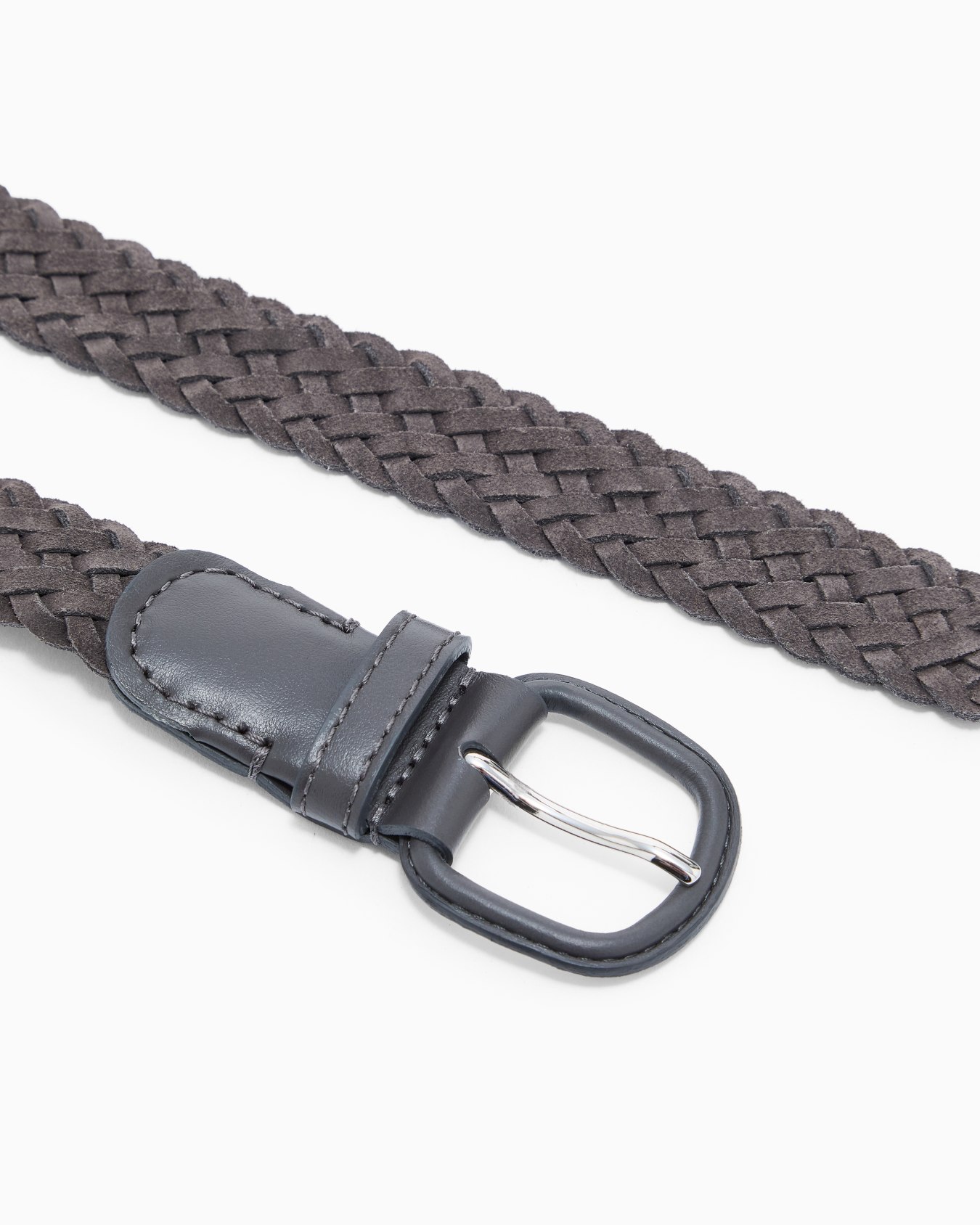 Braided suede belt Slide 1