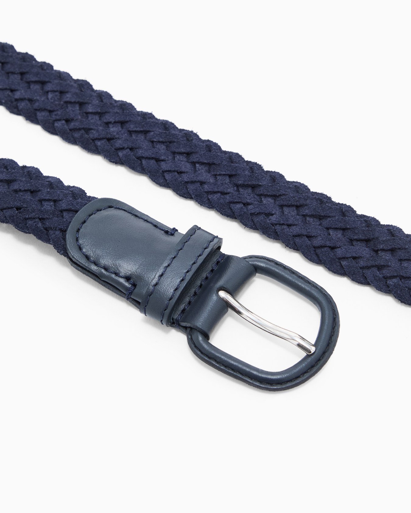 Braided suede belt Slide 1