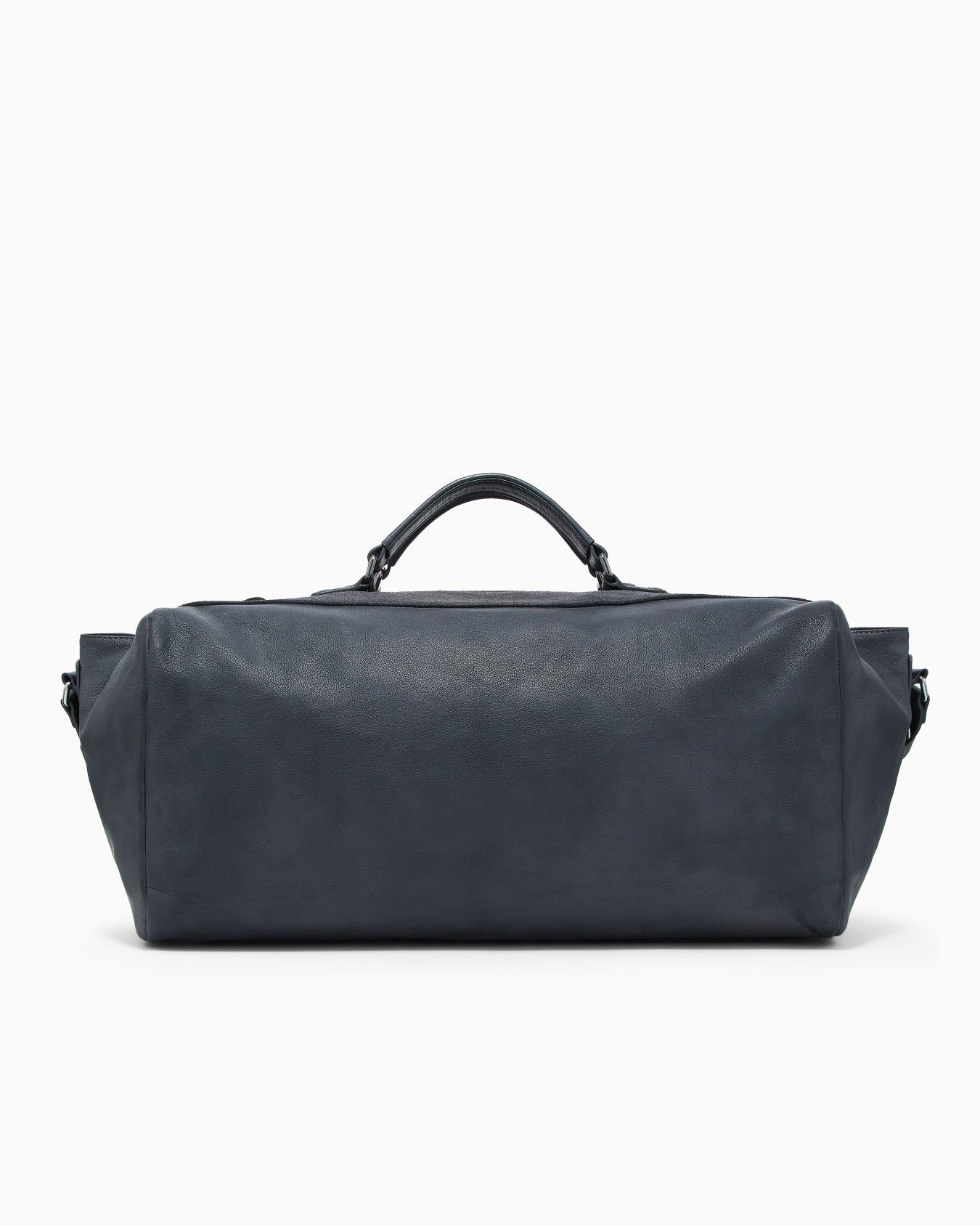 Vintage-effect pebbled nappa-leather duffel bag Slide 2