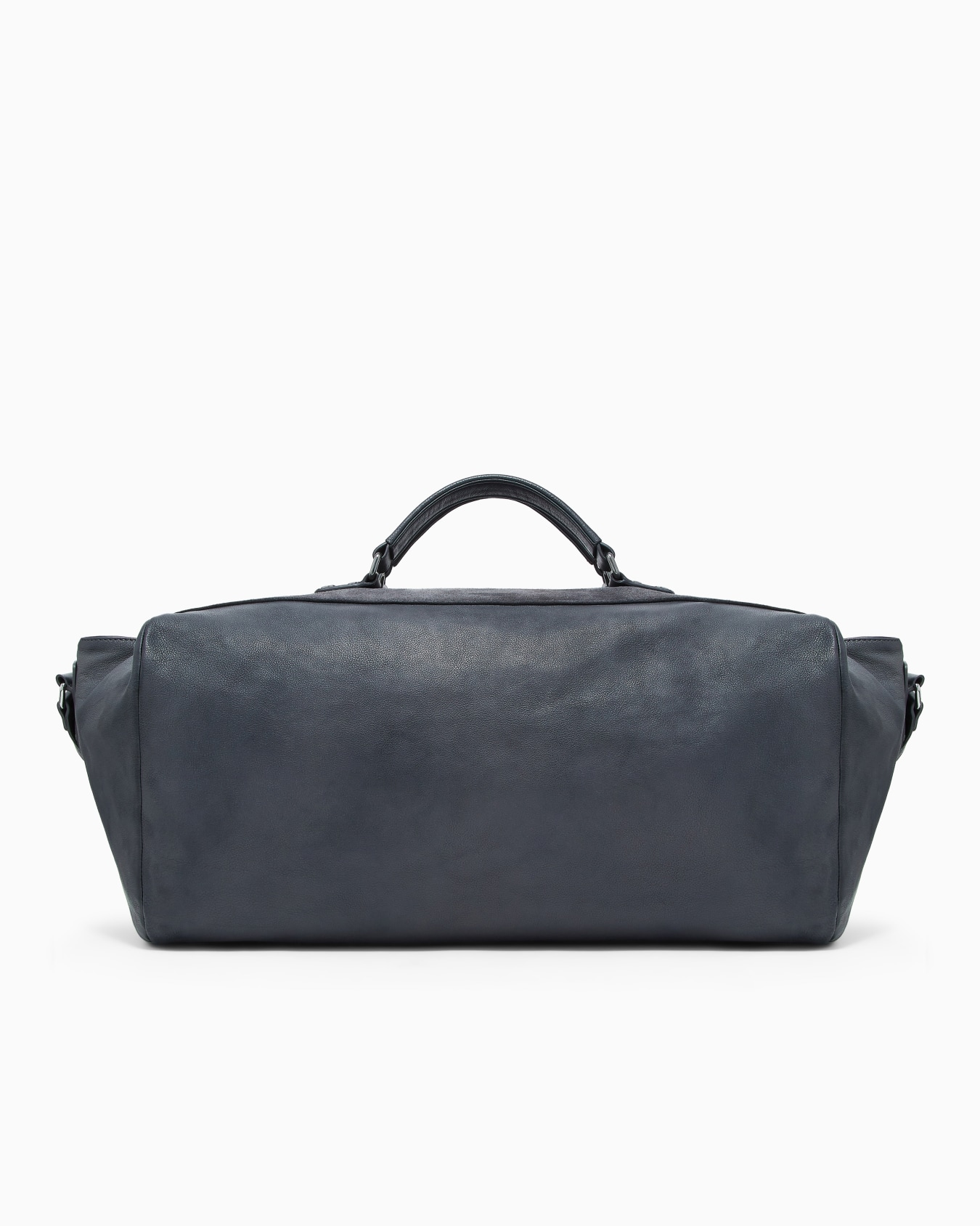 Vintage-effect pebbled nappa-leather duffel bag Slide 0