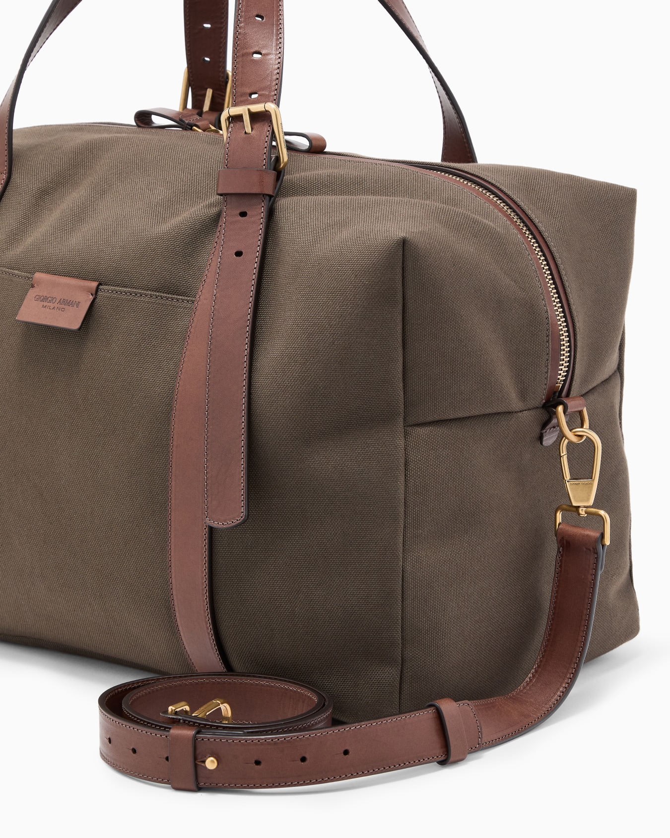 Grand sac en toile et cuir Diapositive 4