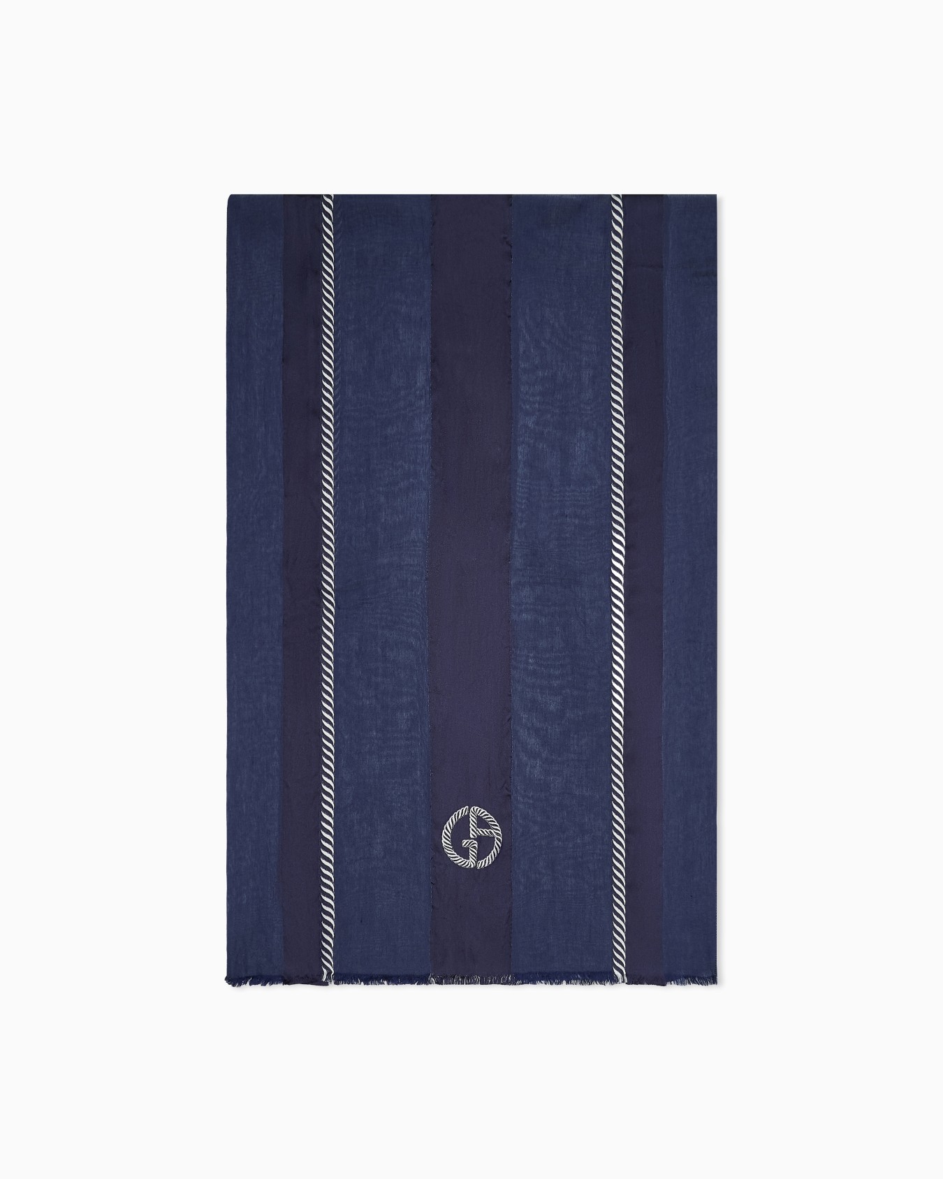 Silk-blend jacquard stole Slide 0