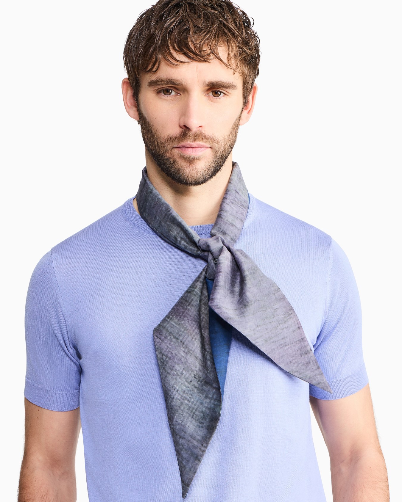 Silk Cotton Scarf Slide 2