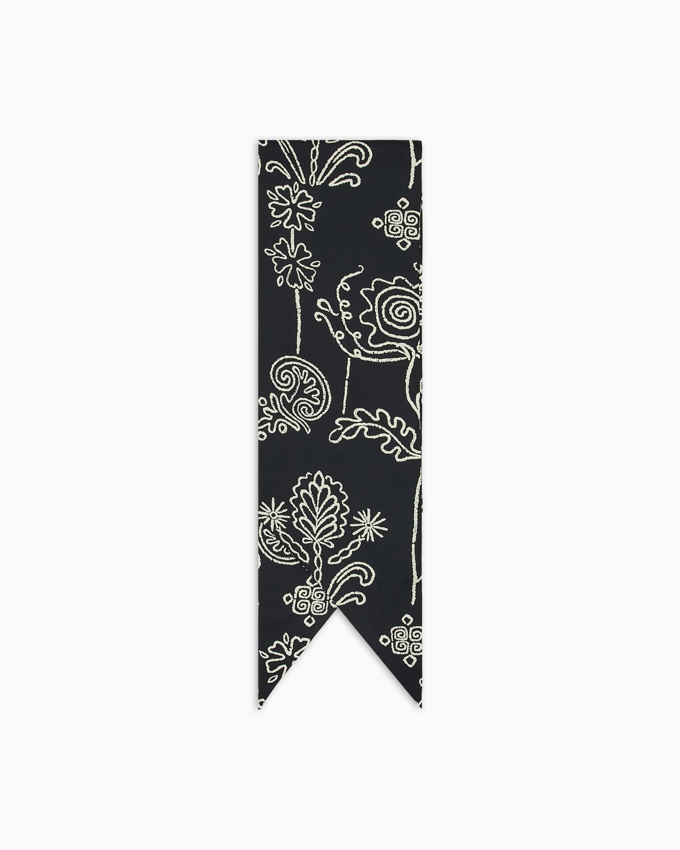 Printed silk scarf Slide 0